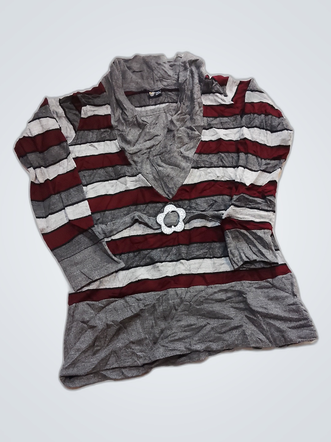 Blusa Capuz Listrada