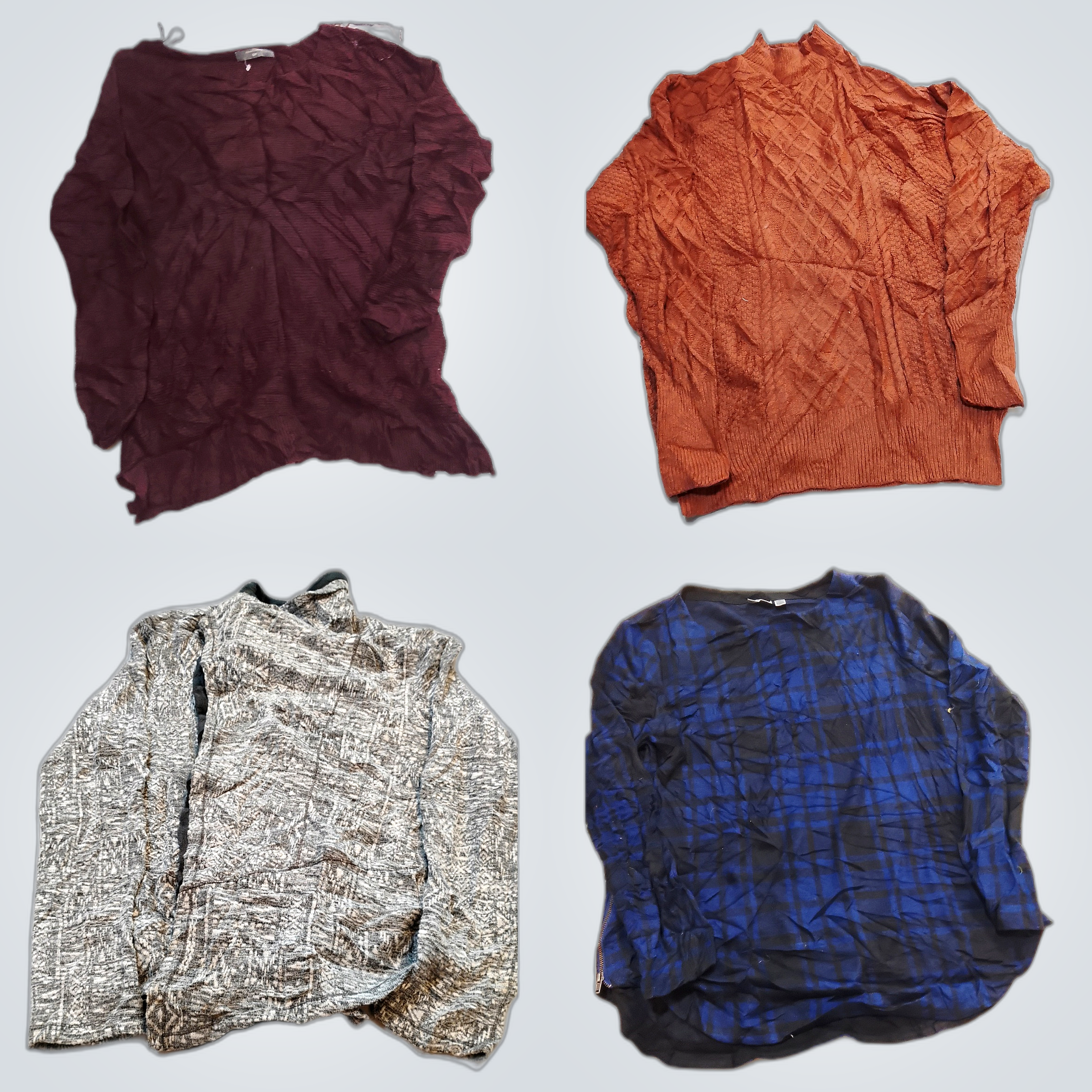 Designer & Trendy Pullover, Top & Jeans Bundle - M..