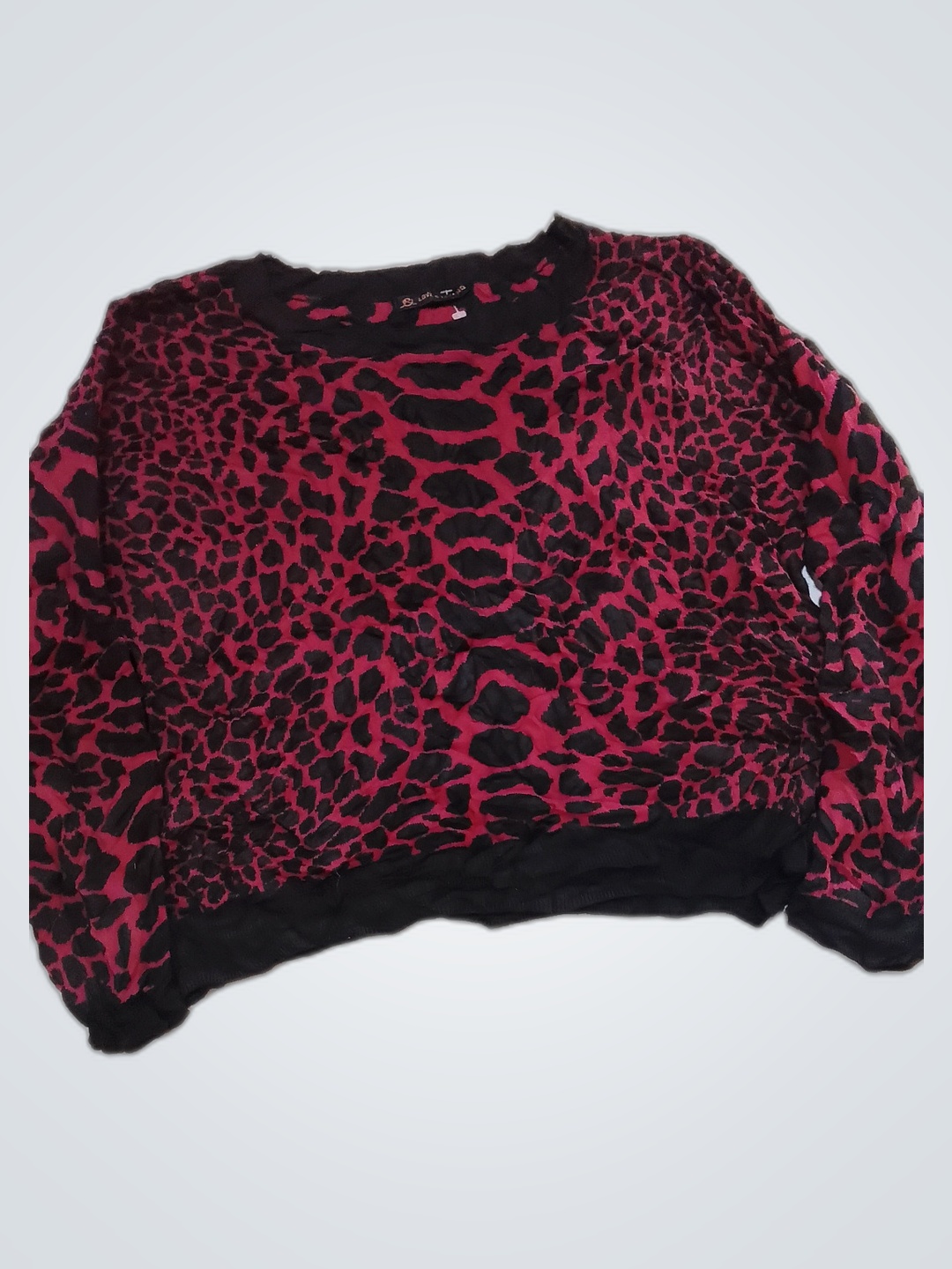 Love & Legend Leopard Print Sweater