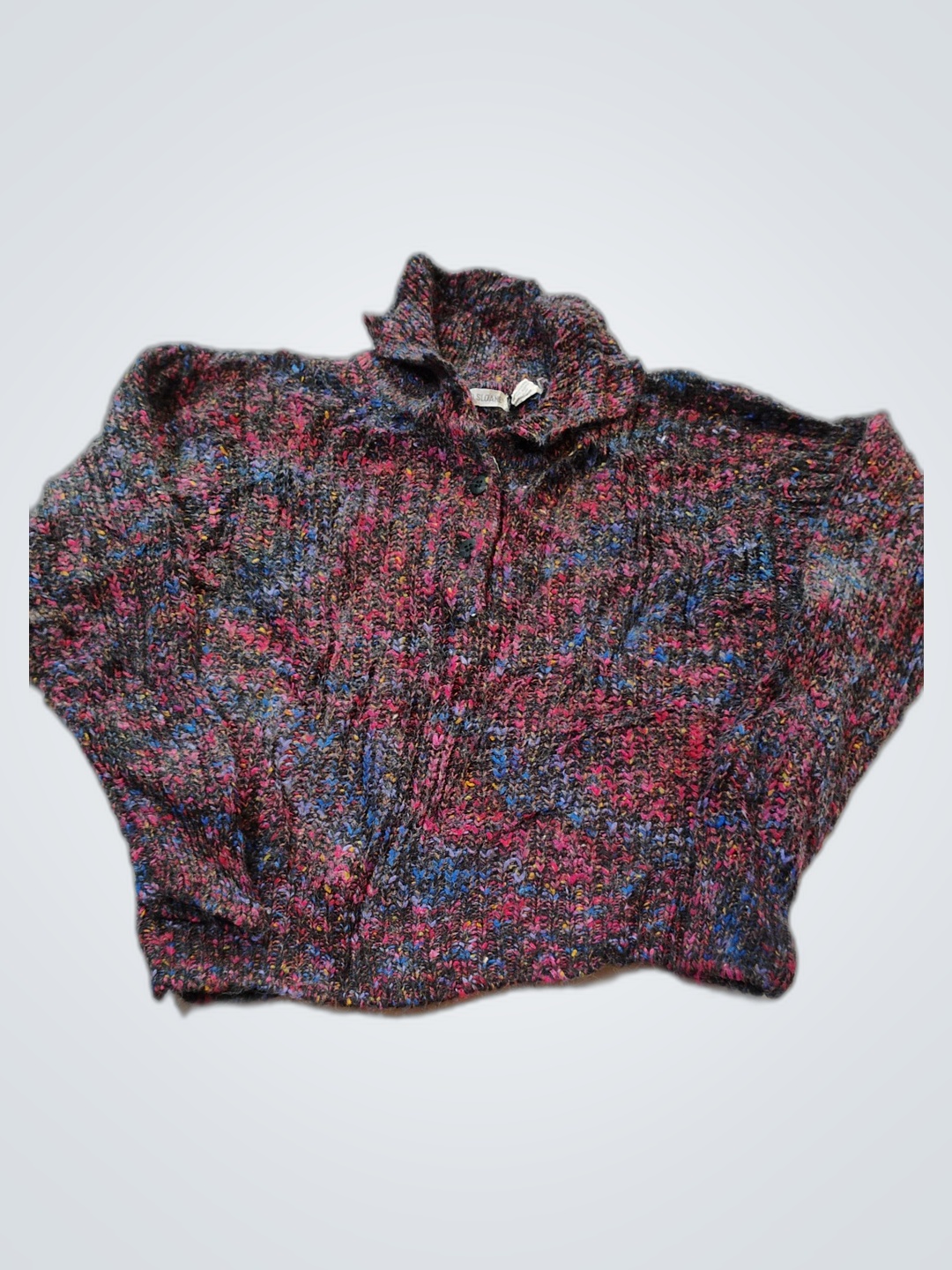 D.D. Sloane Multicolored Knitted Cardigan