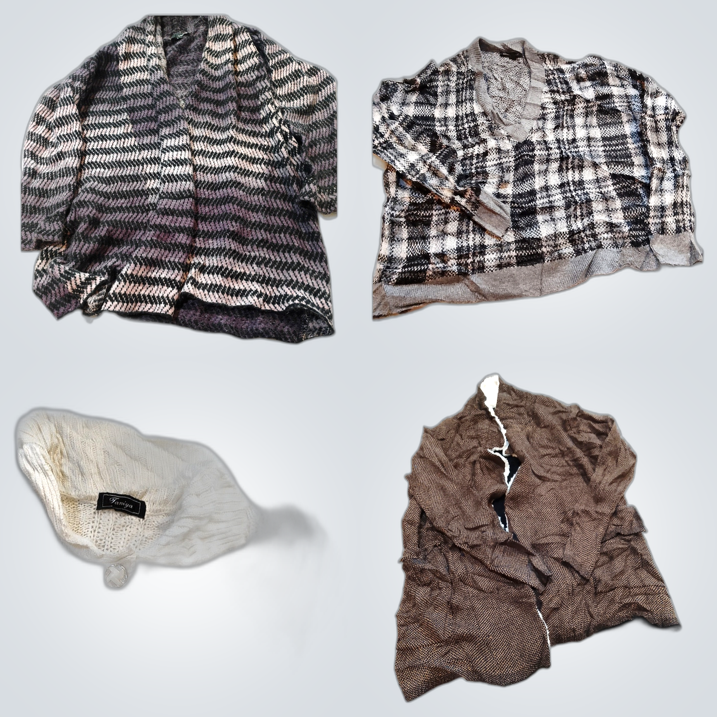 Brown Gray Knitwear Bundle