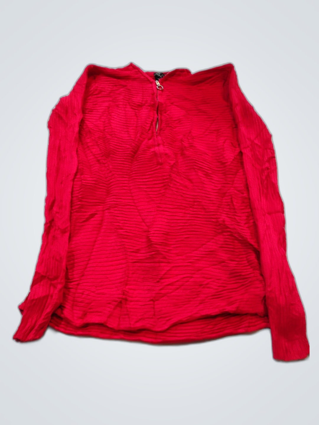 Top Vermelho de Manga Longa
