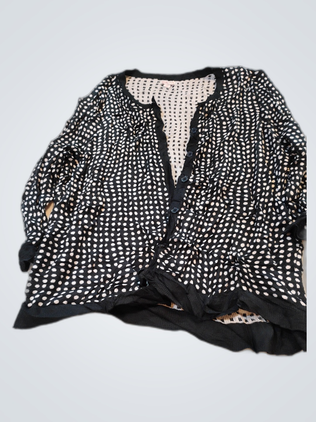 Merona Damen Polka Dot Cardigan