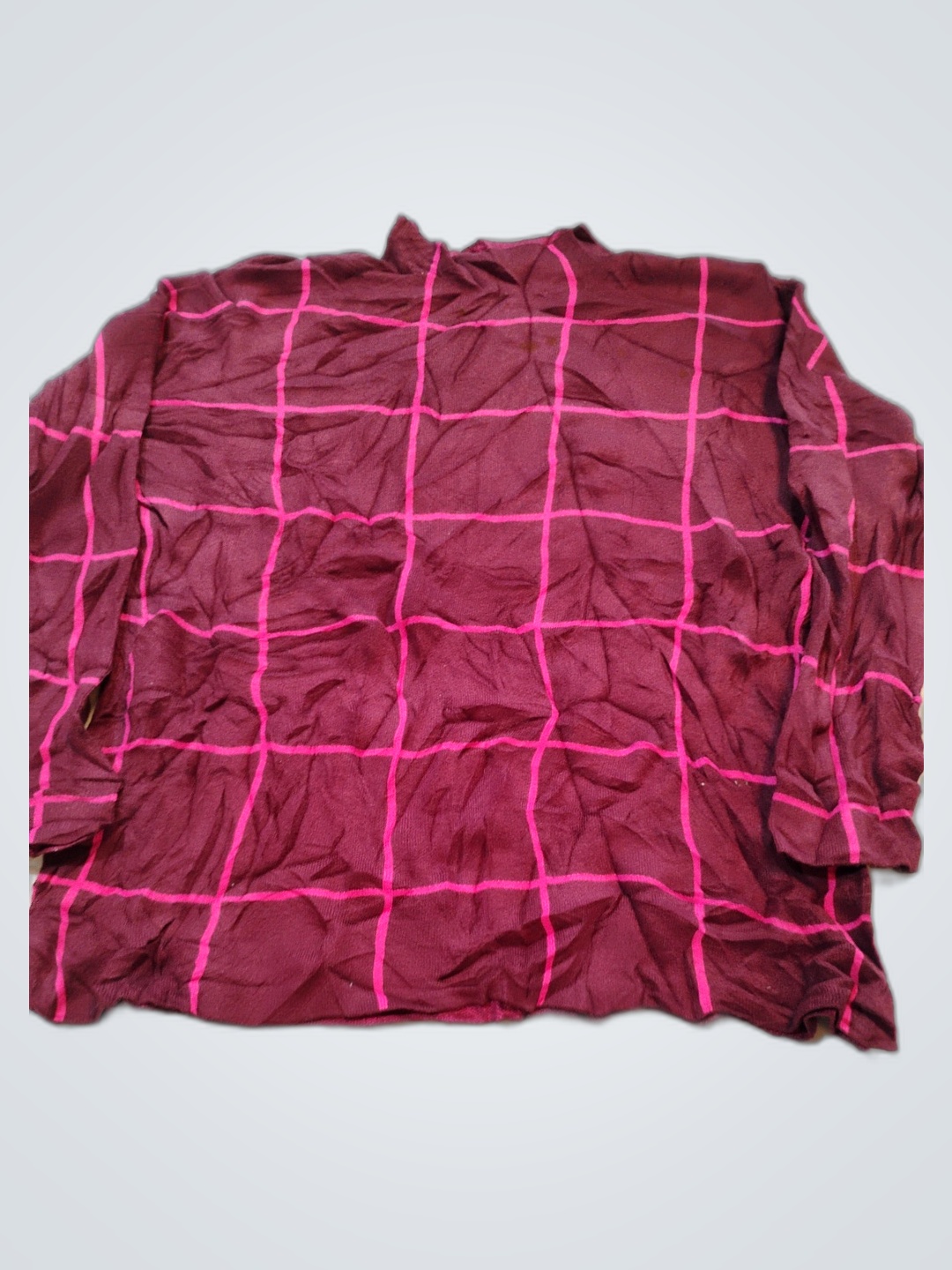 LOFT Pink Plaid Shirt