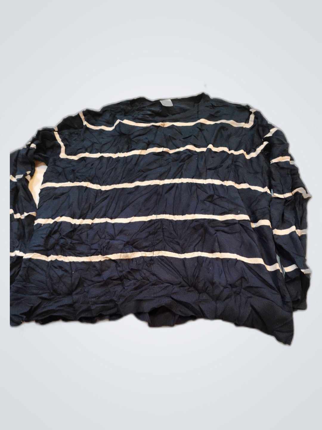 Black and White Striped Top