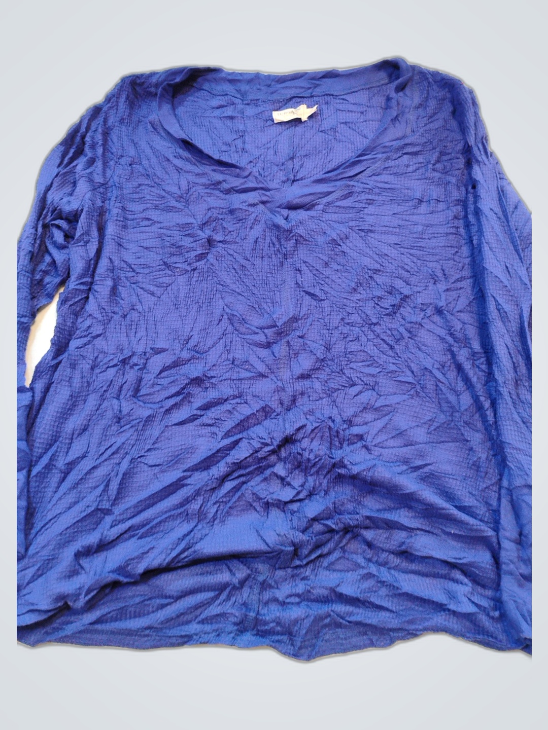 terra & sky Blue Long Sleeve Top