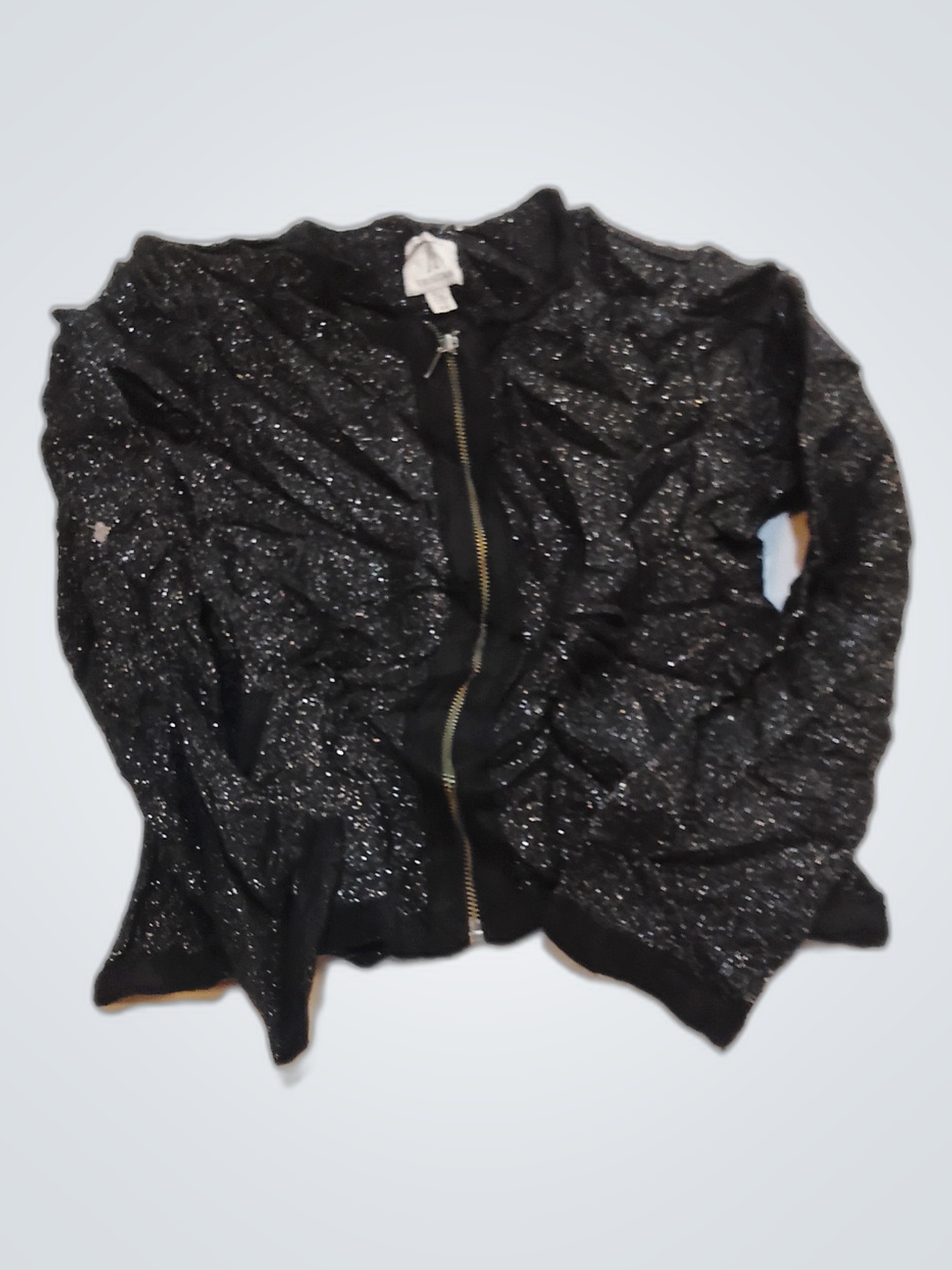 Veste noire scintillante