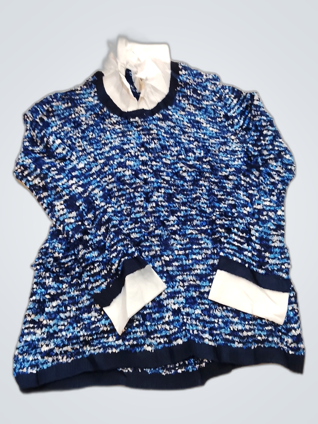 Chandail bleu moucheté Alfred Dunner