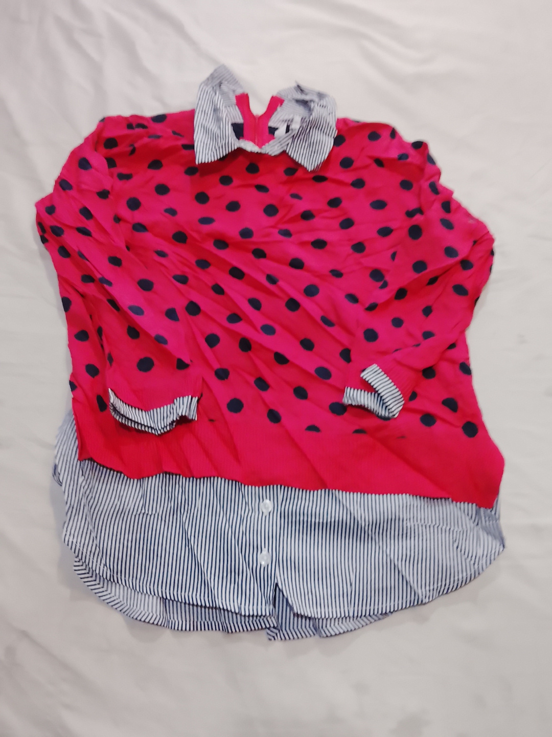 Crown & Ivy Polka Dot Blouse