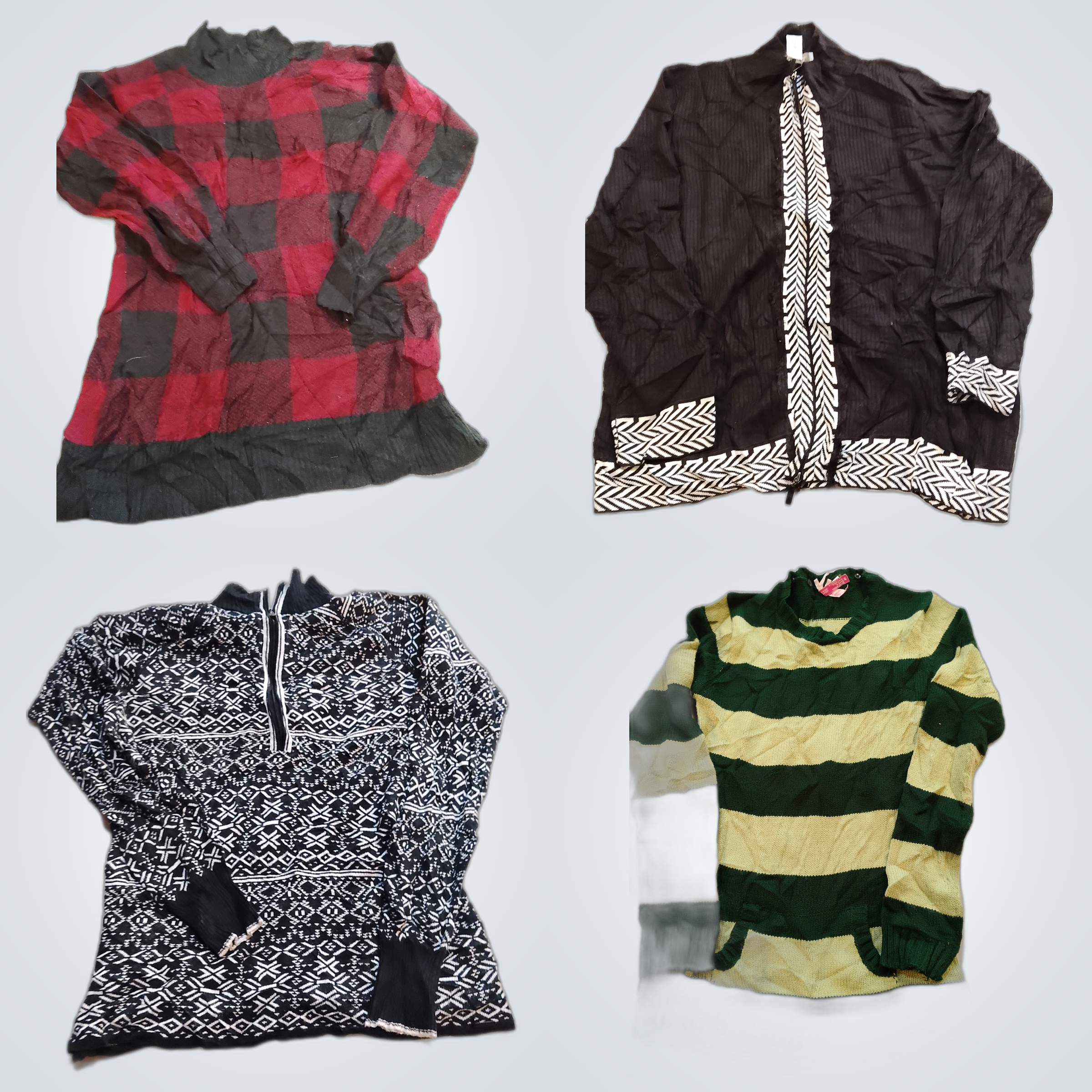 Designer Bundle: 10 Pc Mix of Sweaters, Cardigans ..