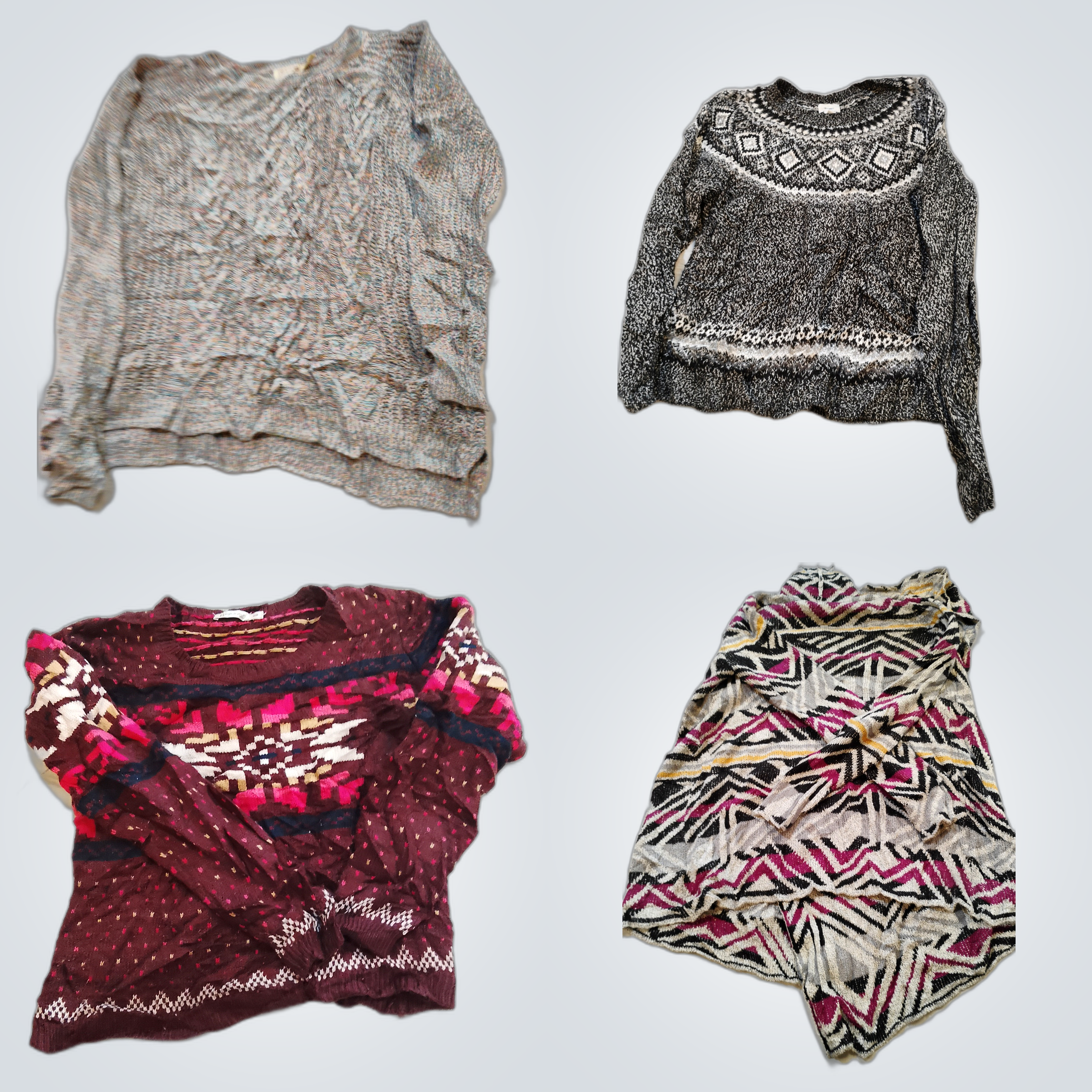 Faded Glory, Boohoo & More Sweater Bundle - 10 Pc ..