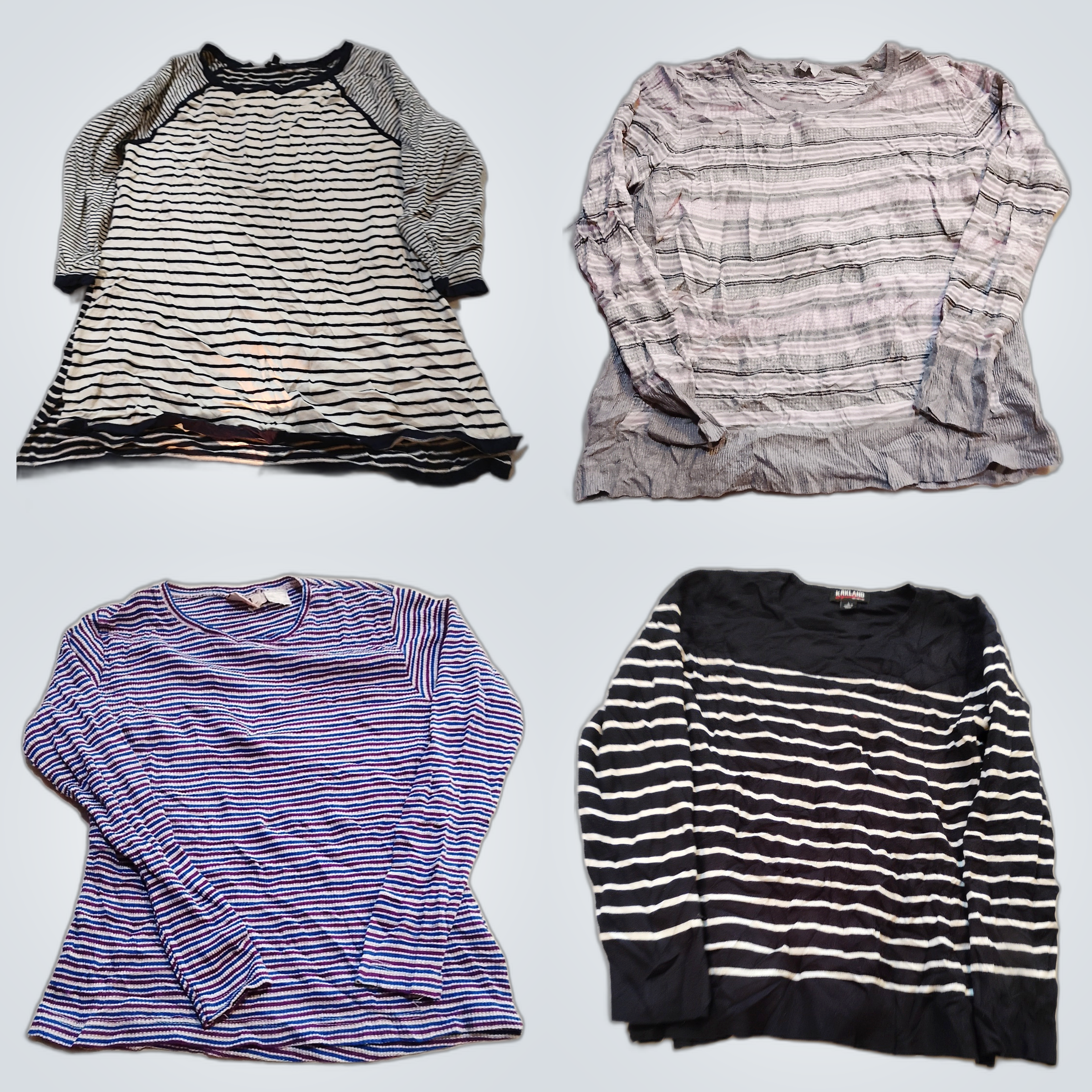 Ensemble de Favoris Rayés : Talbots, Calvin Klein ..