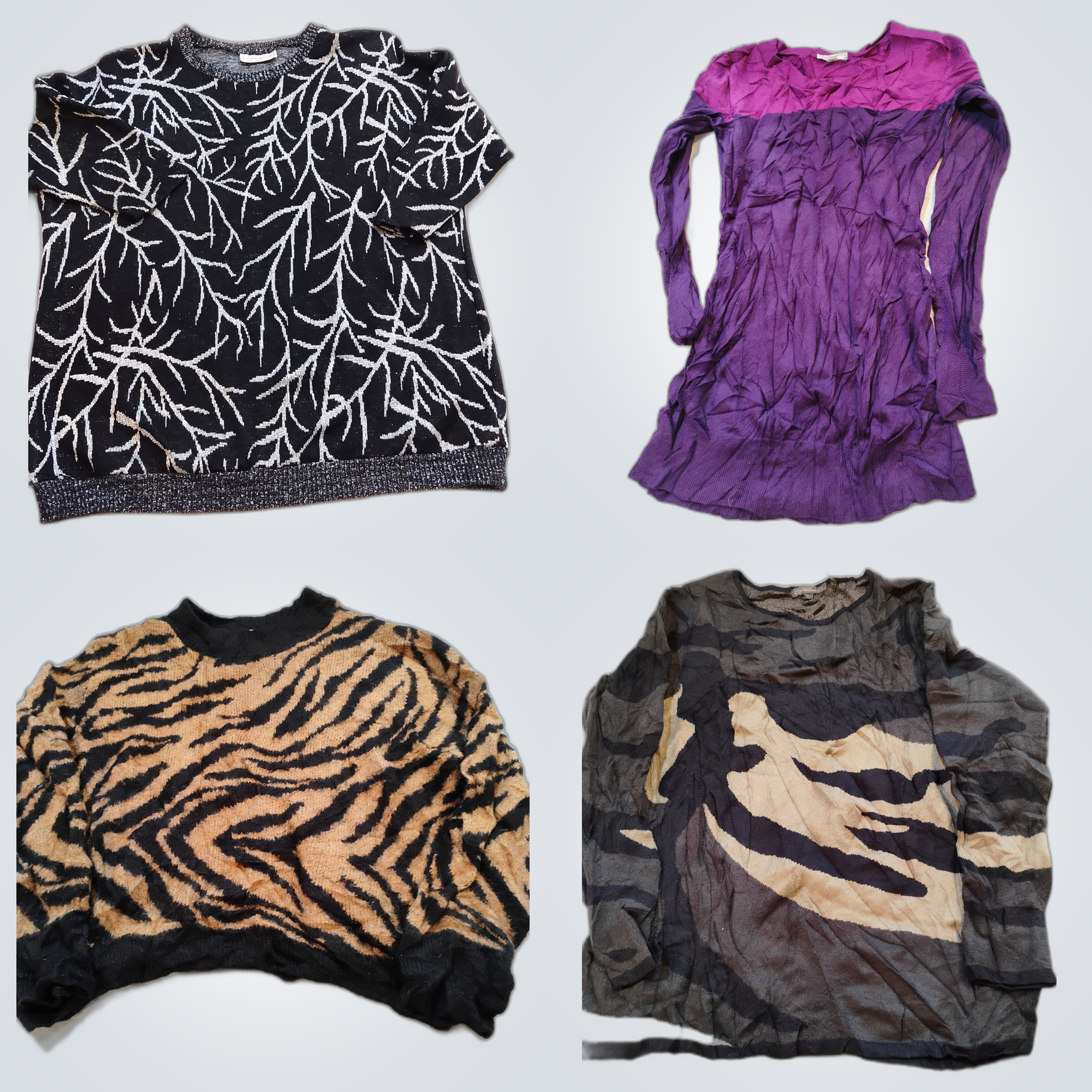 Designer Bundle: 10 Pc Mix of Sweaters, Dresses & ..