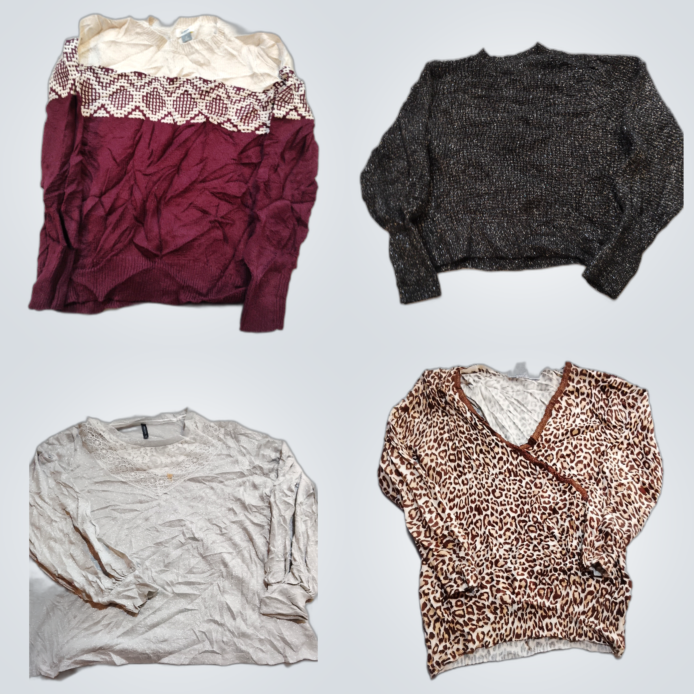 Designer & Brand Name Bundle: 10 Pc Women's Sweate..