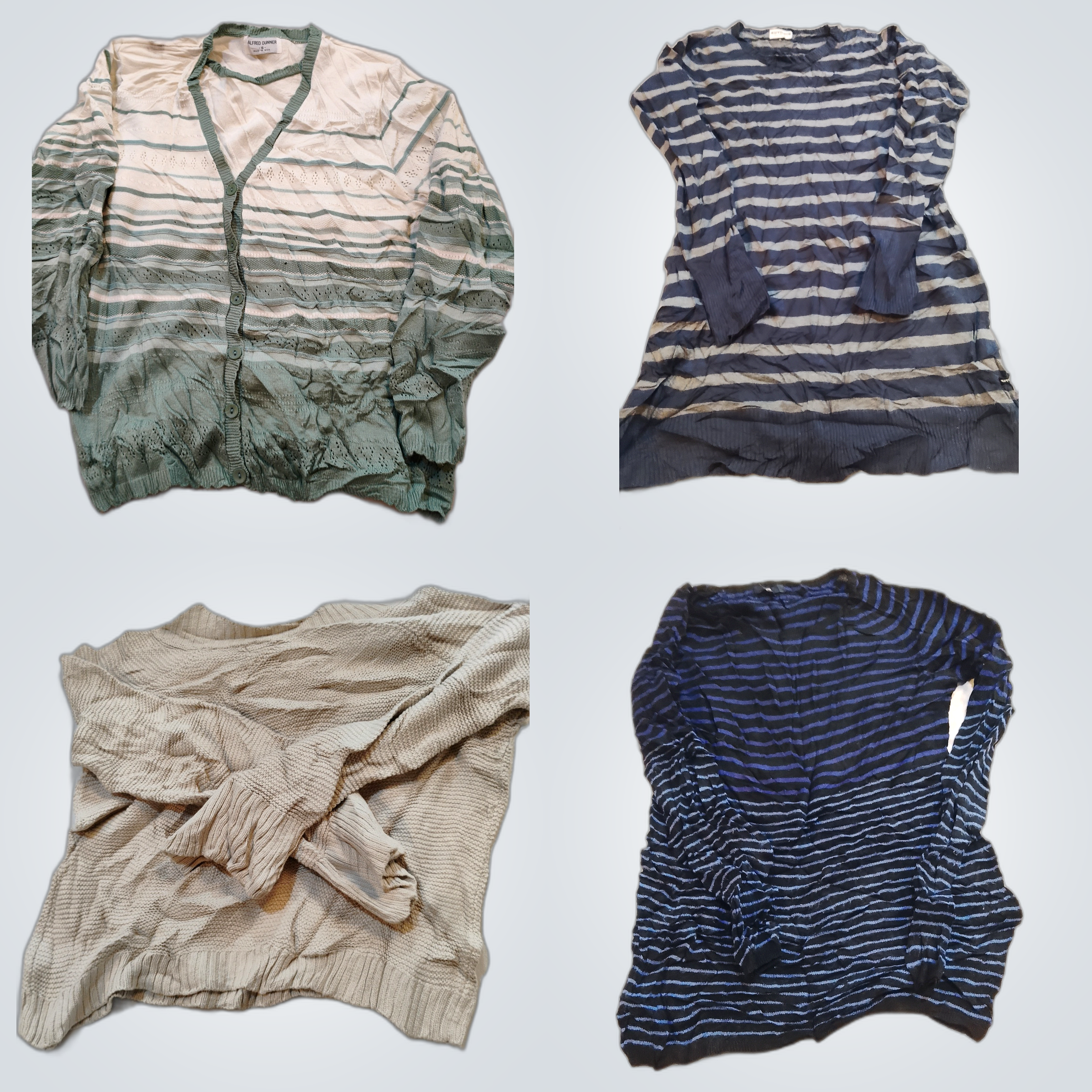 Stripy Knitwear Bundle - Alfred Dunner, Kuyichi, G..