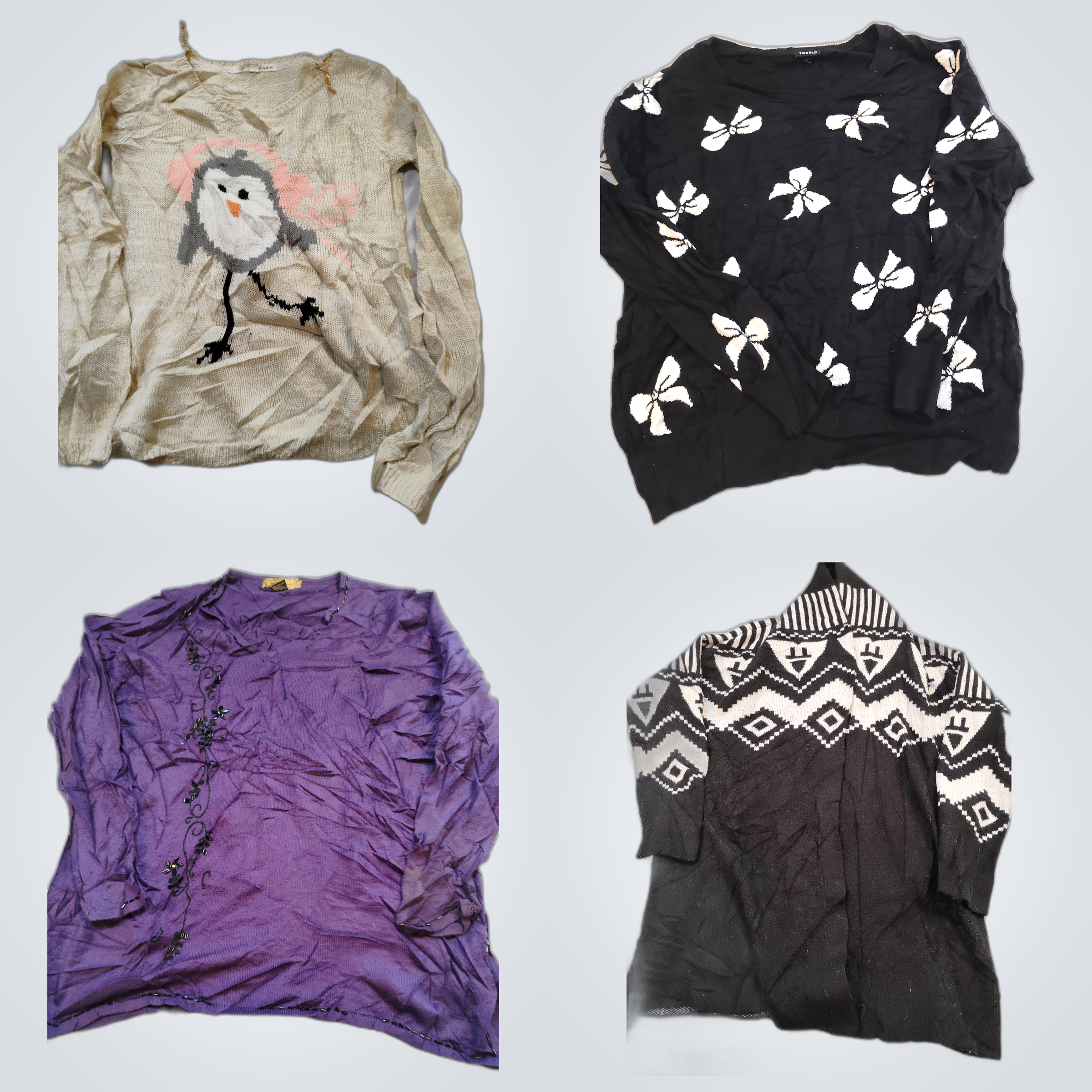 Designer Sweater & Top Bundle: H&M, Torrid, Anna S..