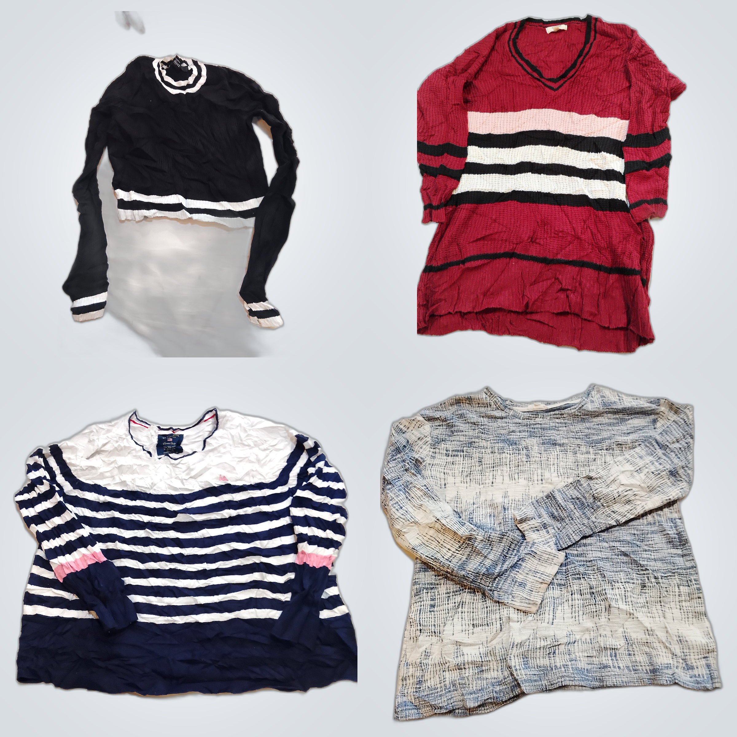 Stripy Sweater Bundle - Forever 21, US Polo, LOFT ..