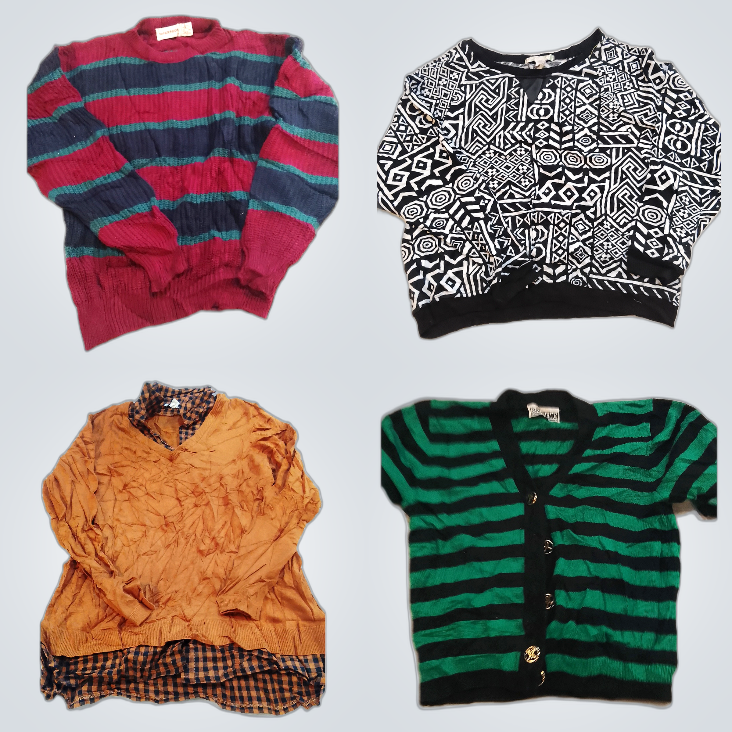 Ensemble de pull et de tricot légèrement utilisé -..