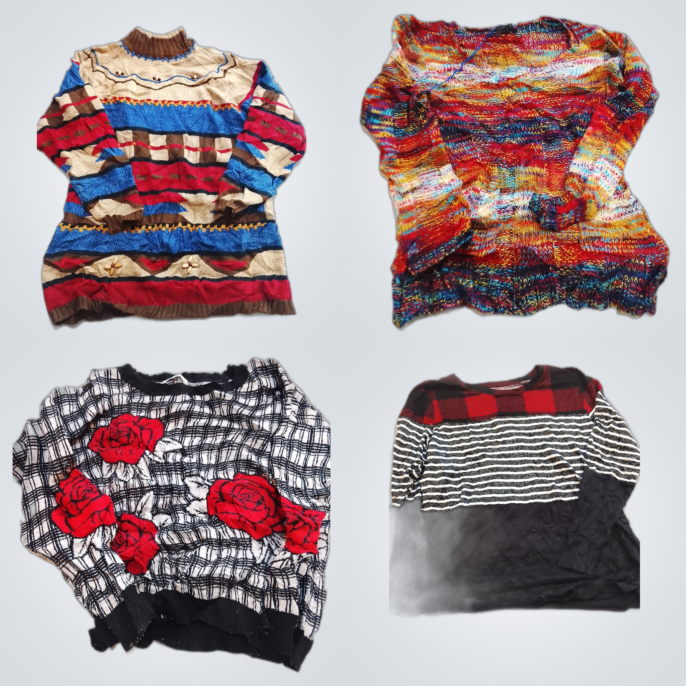 Ensemble de pulls vintage - Liz Sport, Maurices, T..