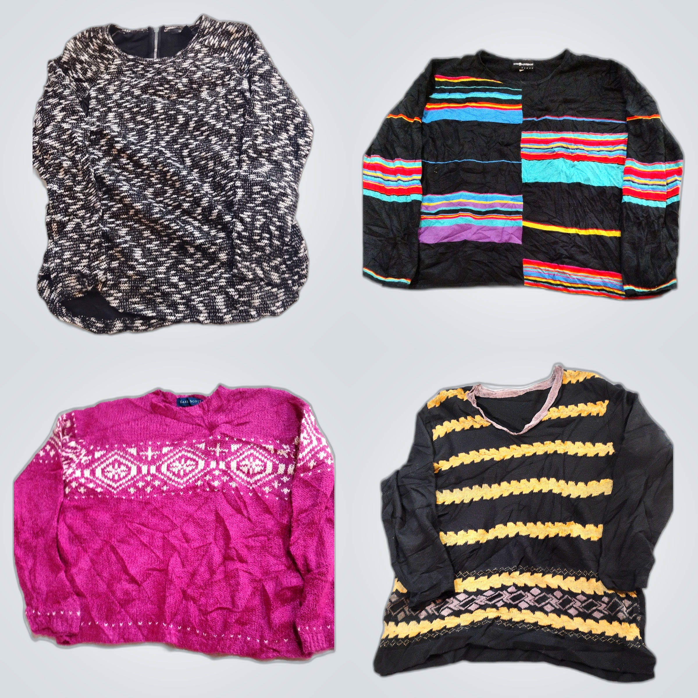 Kare Scott & WHBM Sweater Bundle 10 Pc Mix Cardiga..