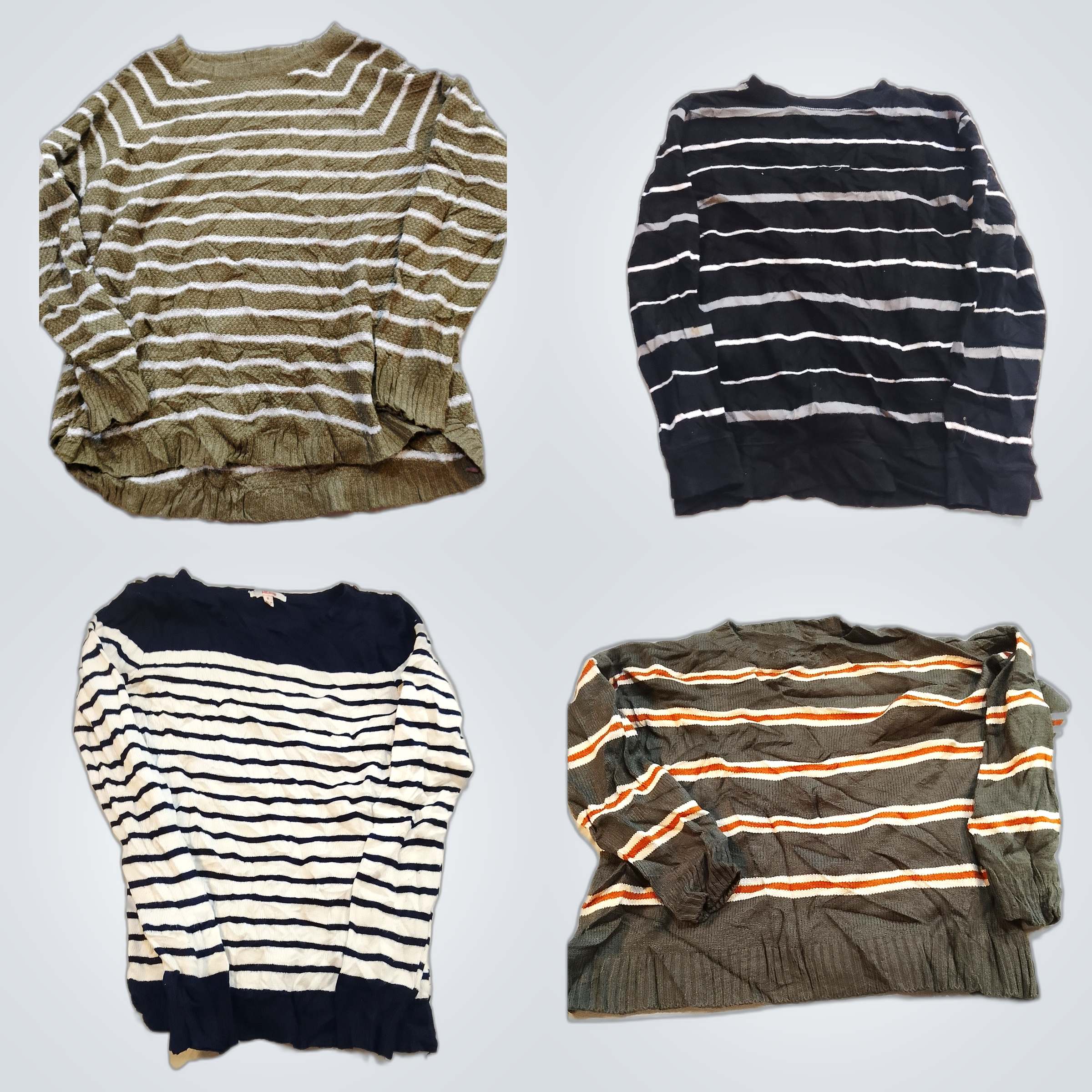 Bundles de pulls rayés Bobeauty Pink Clover SAGAR ..