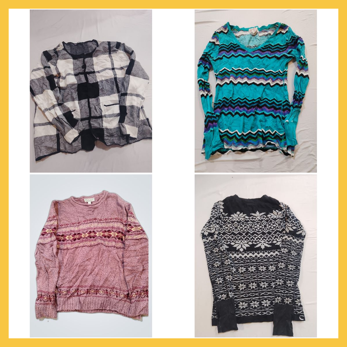 Designer Bundle: 10 Pc Mix of Sweaters, Tops & Jac..