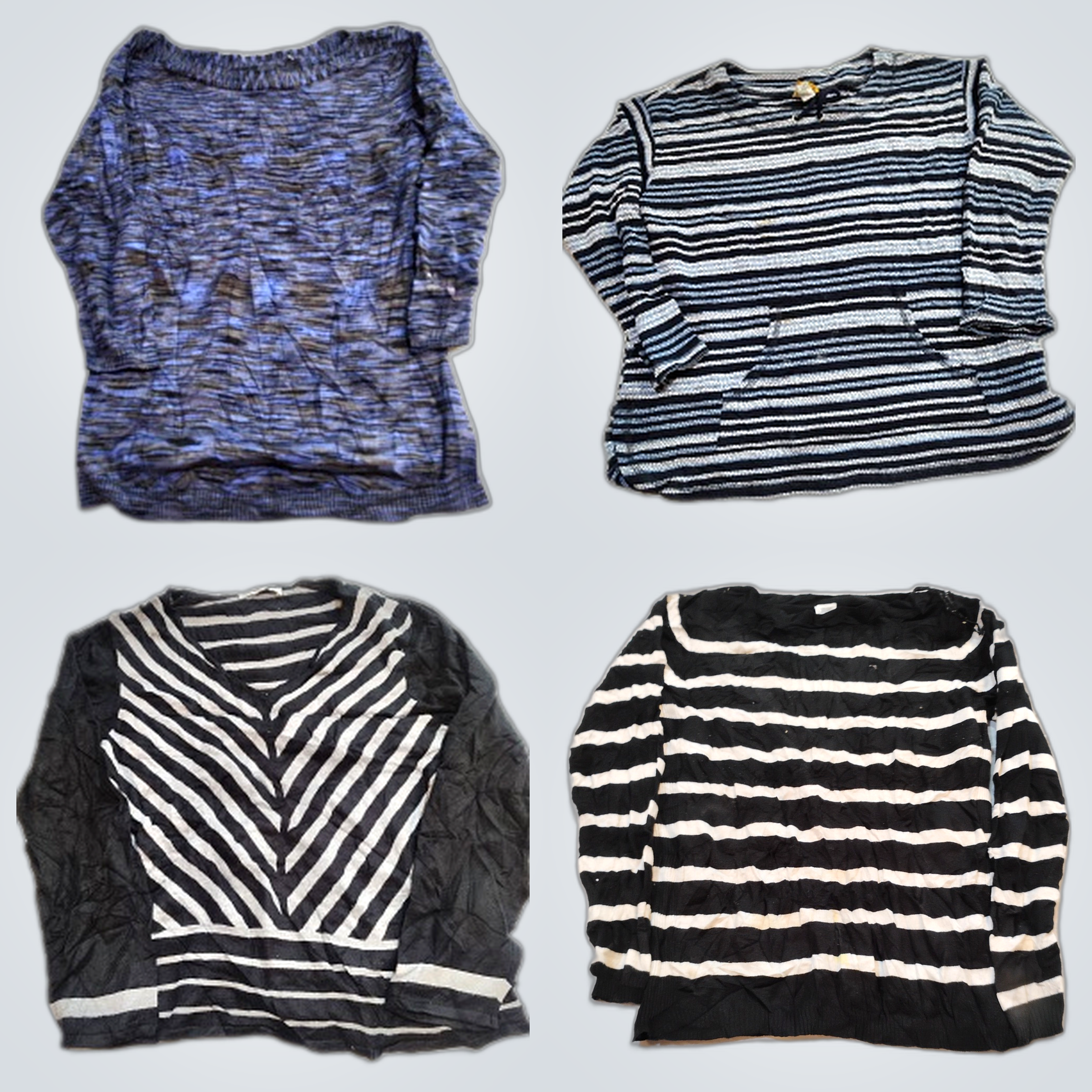 Ensemble de pulls rayés Merona Calvin Klein Hollis..