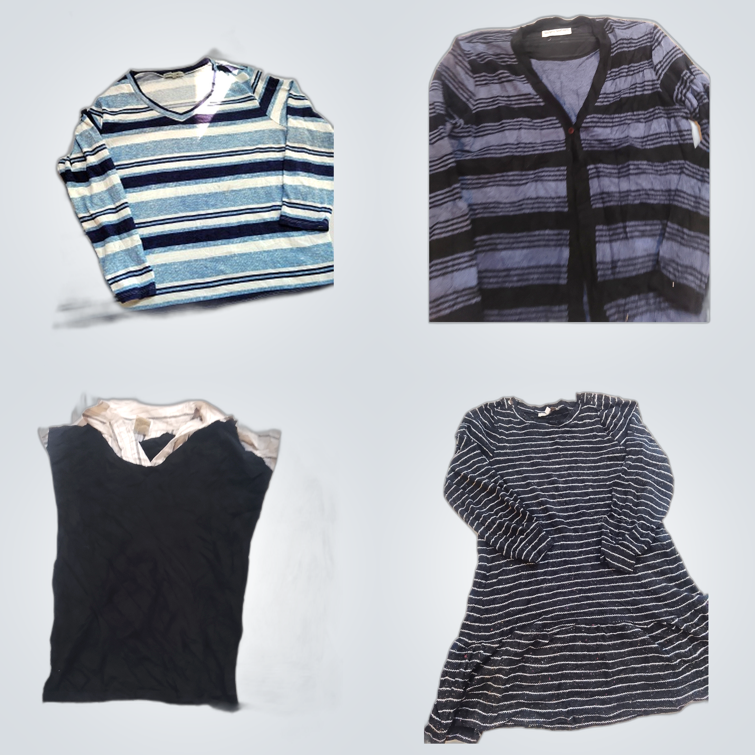 Diesel, Calvin Klein & More Striped Knitwear Bundl..
