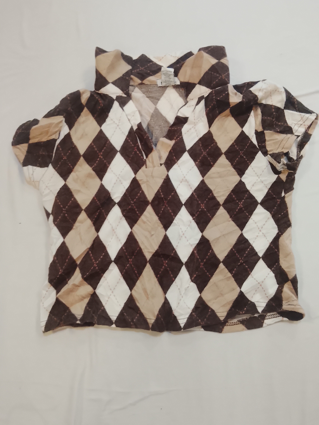 Argyle Pattern Shirt