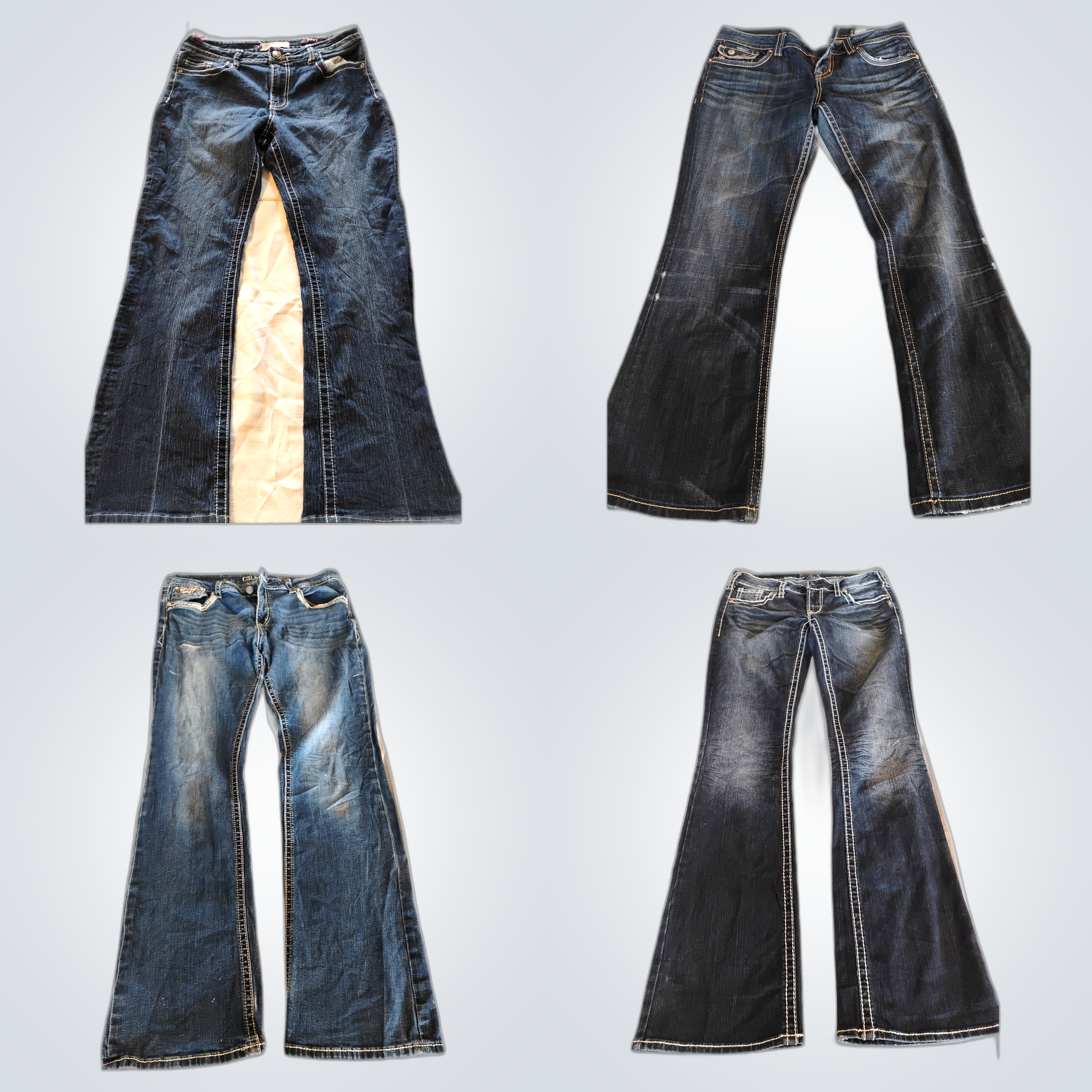 Gently Used Bootcut Jeans Bundle - Vigoss, Miss Me..