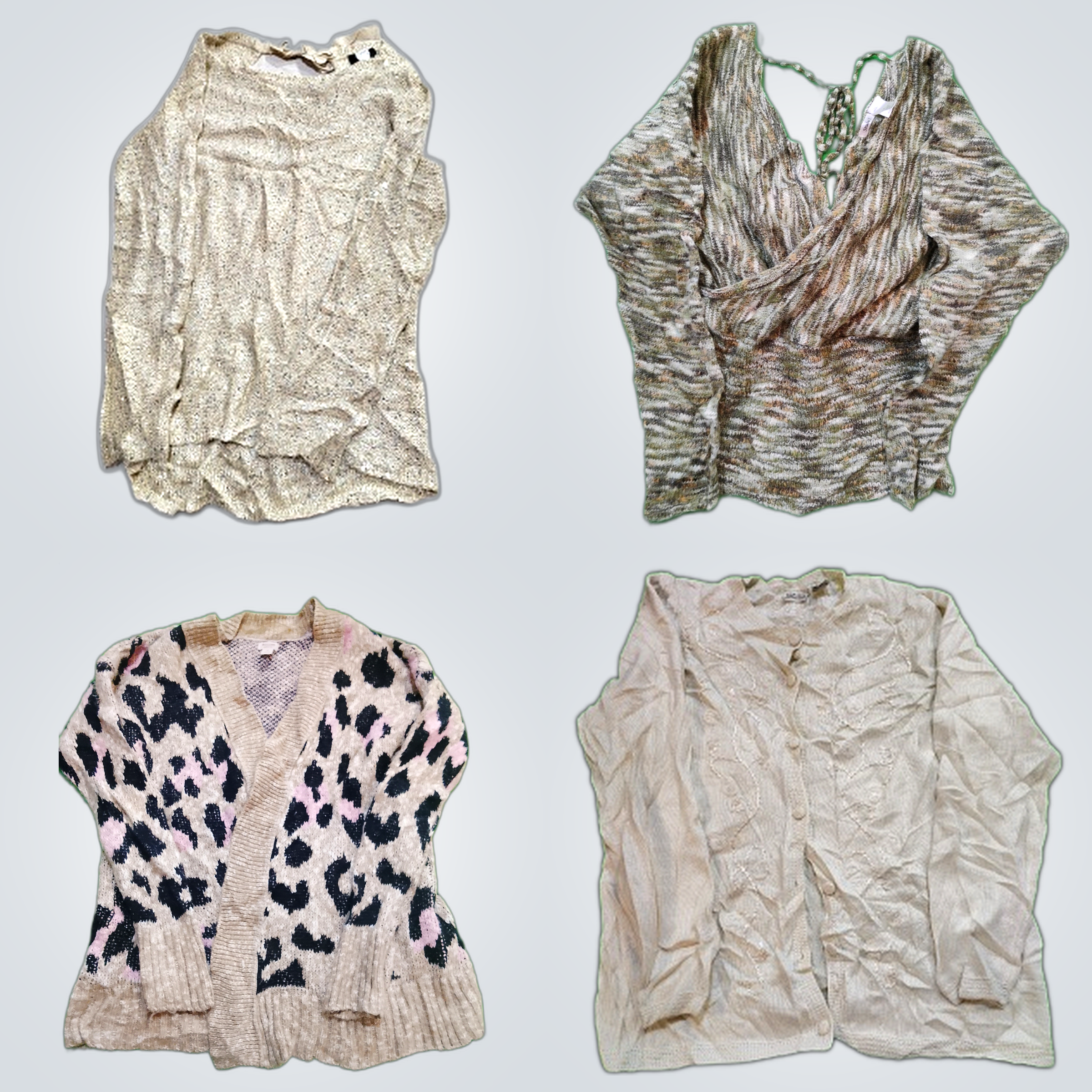 Vintage Top & Cardigan Bundle - Studio Y, Mossimo,..