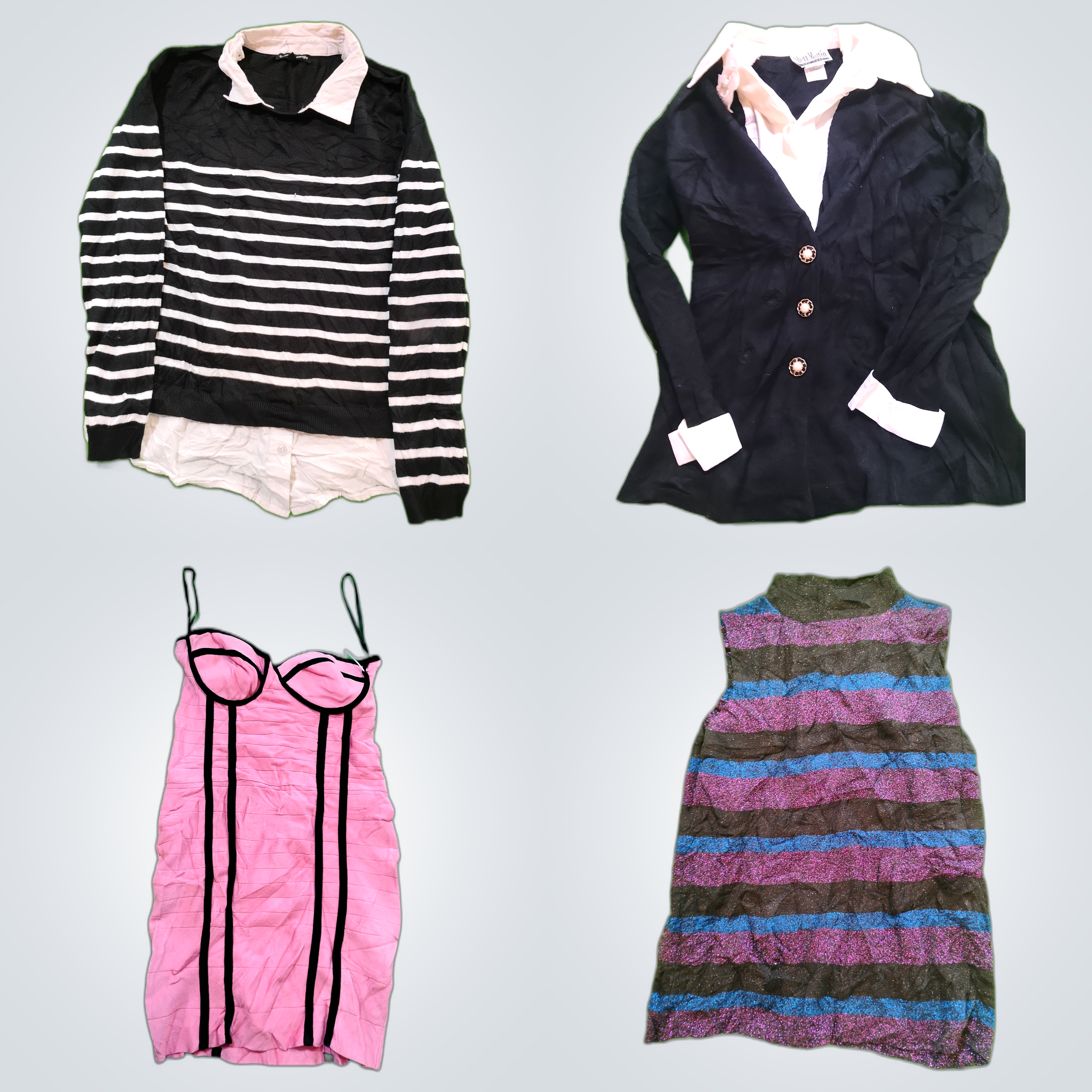 Designer Bundle: 10-tlg. Mix aus Blazern, Pullover..