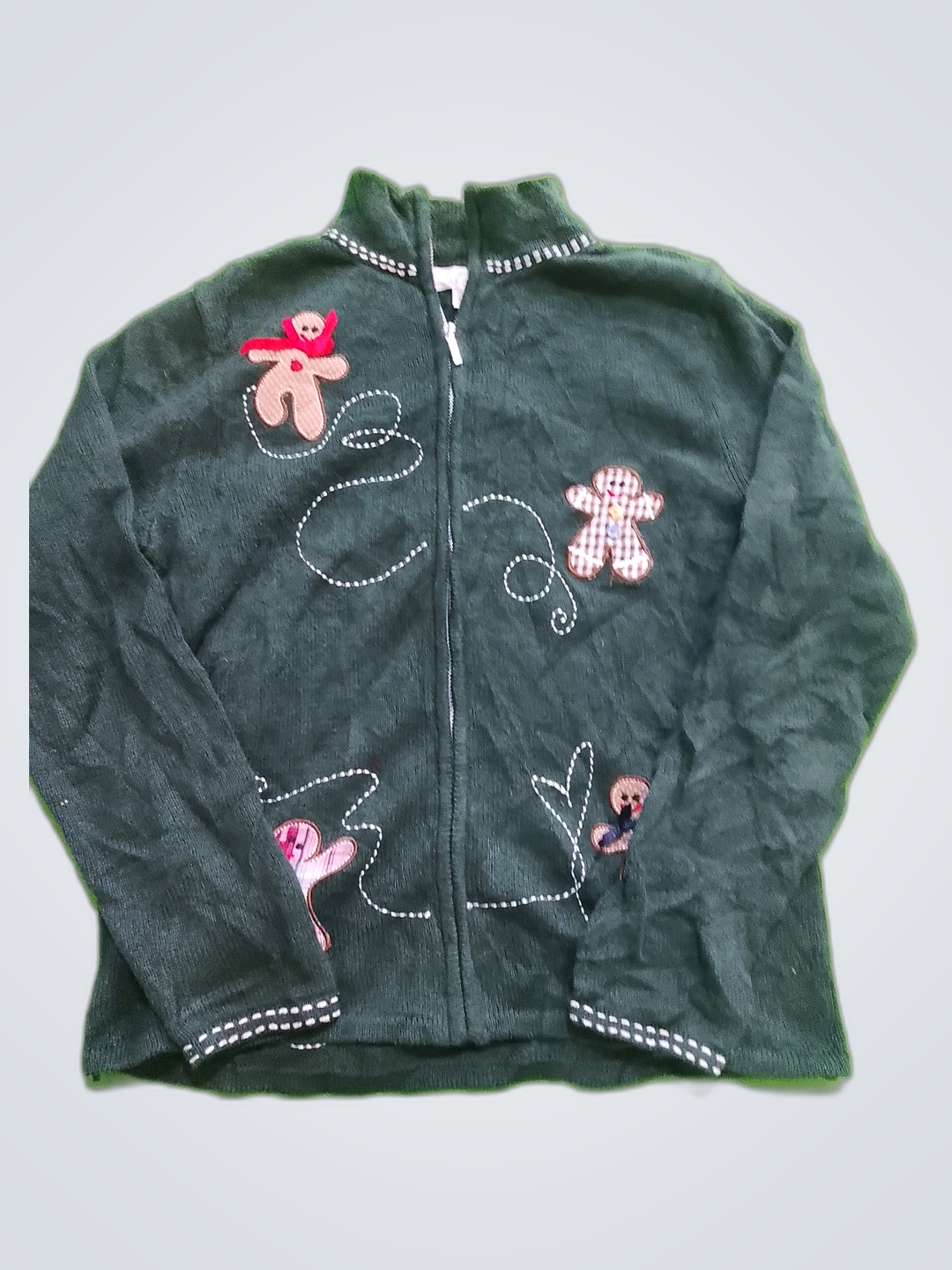 Pull graphique en pain d'épice vert Christopher Ba..