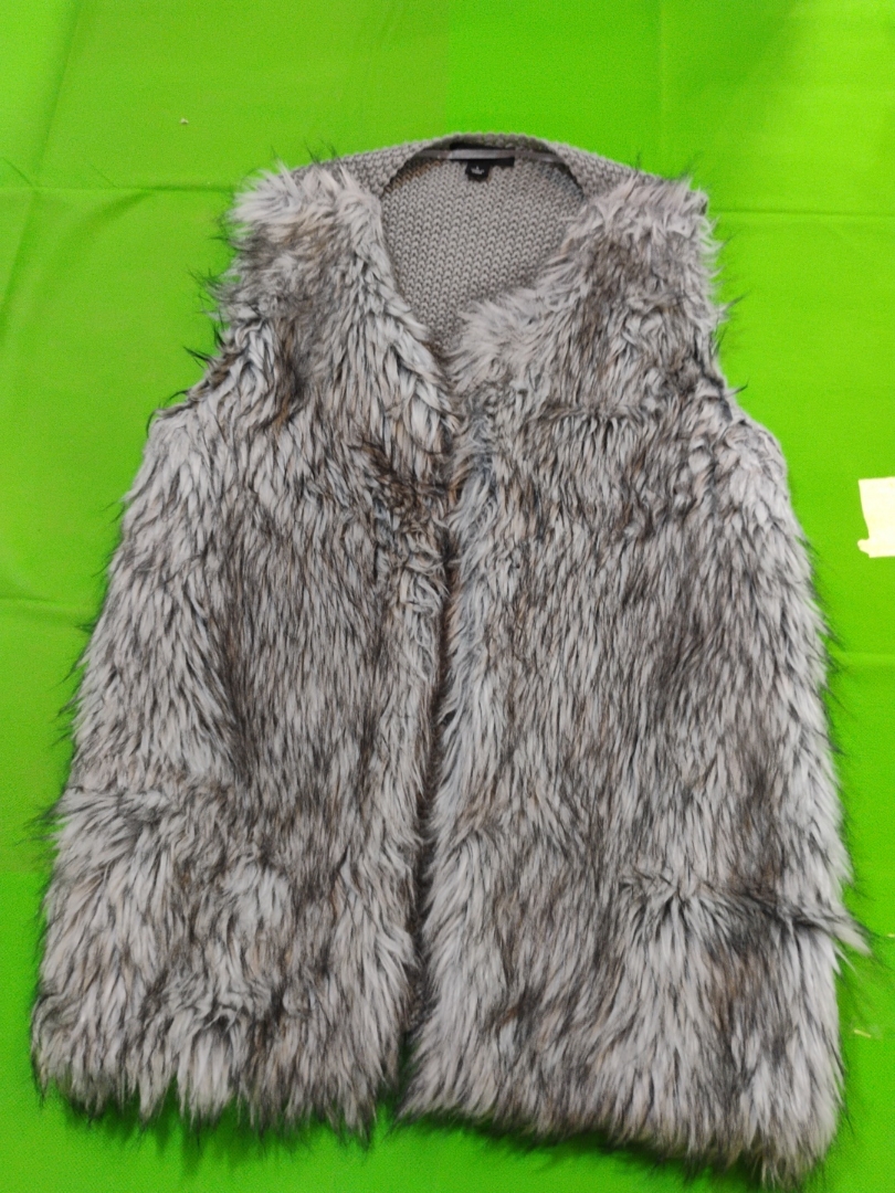 Gilet di pelliccia grigia Atmosphere