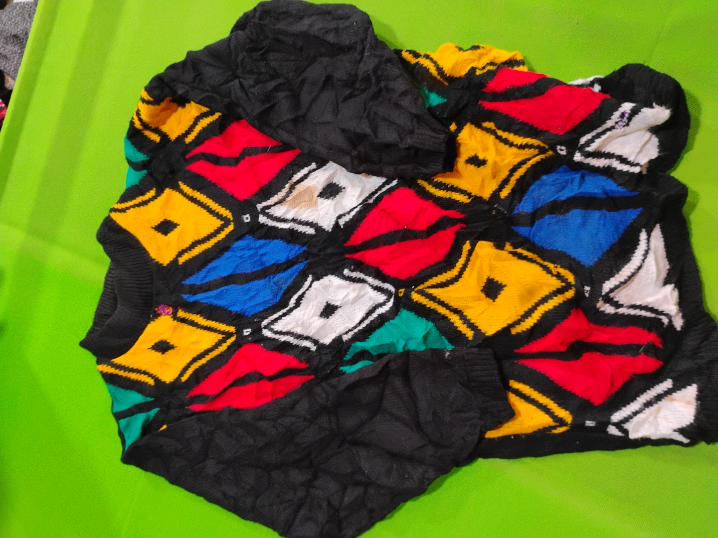 Multicolored Patterned Sweater