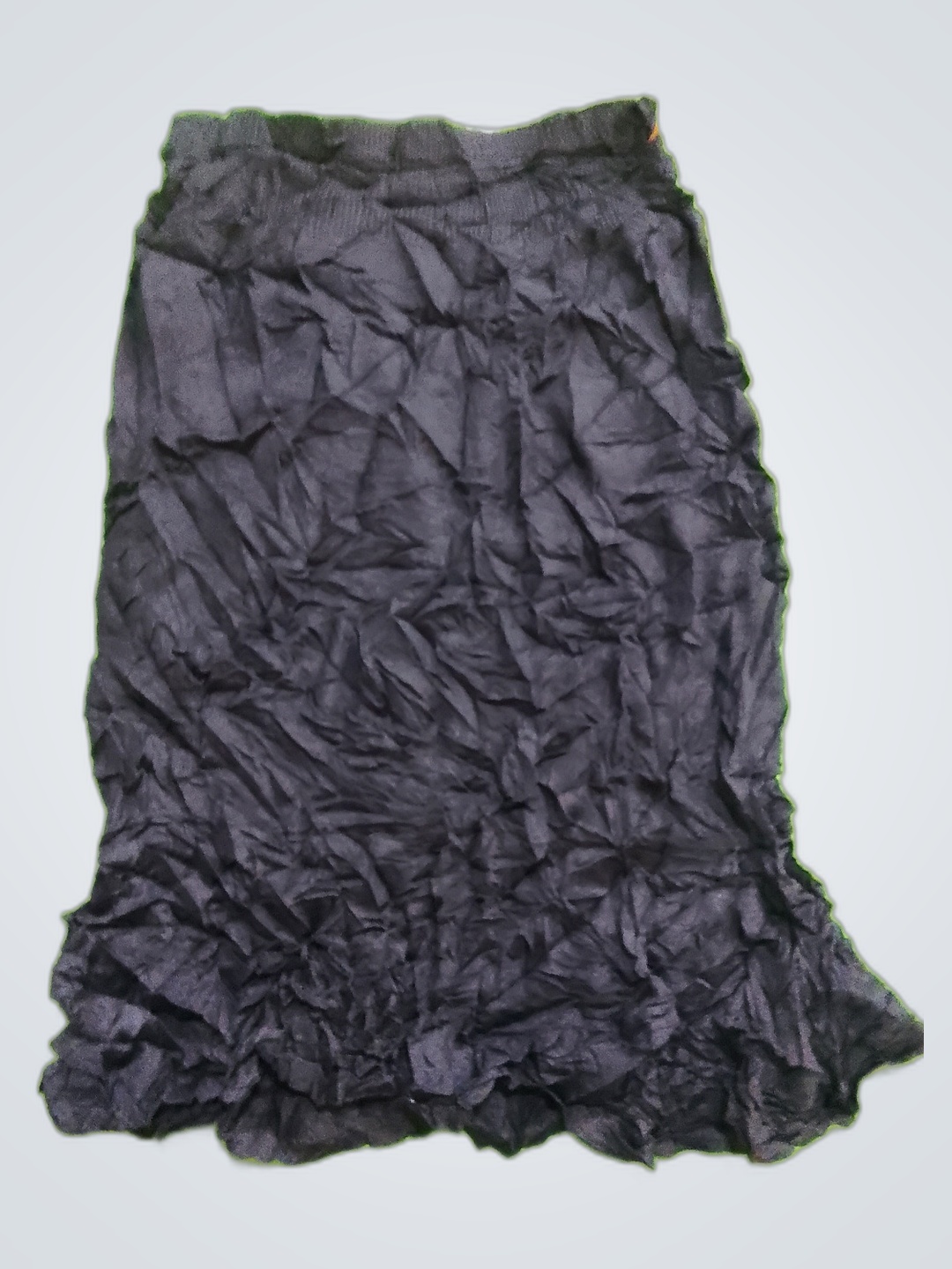 Black Ruched Skirt