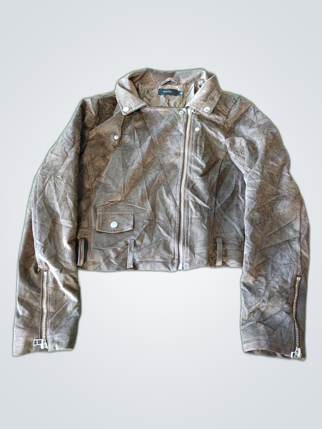 Talula Brown Leather Jacket
