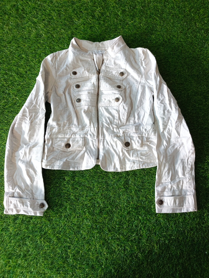 White Leather Jacket