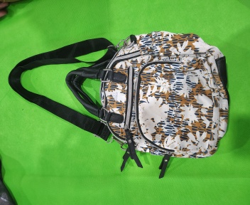 Borsa a spalla con stampa animalier