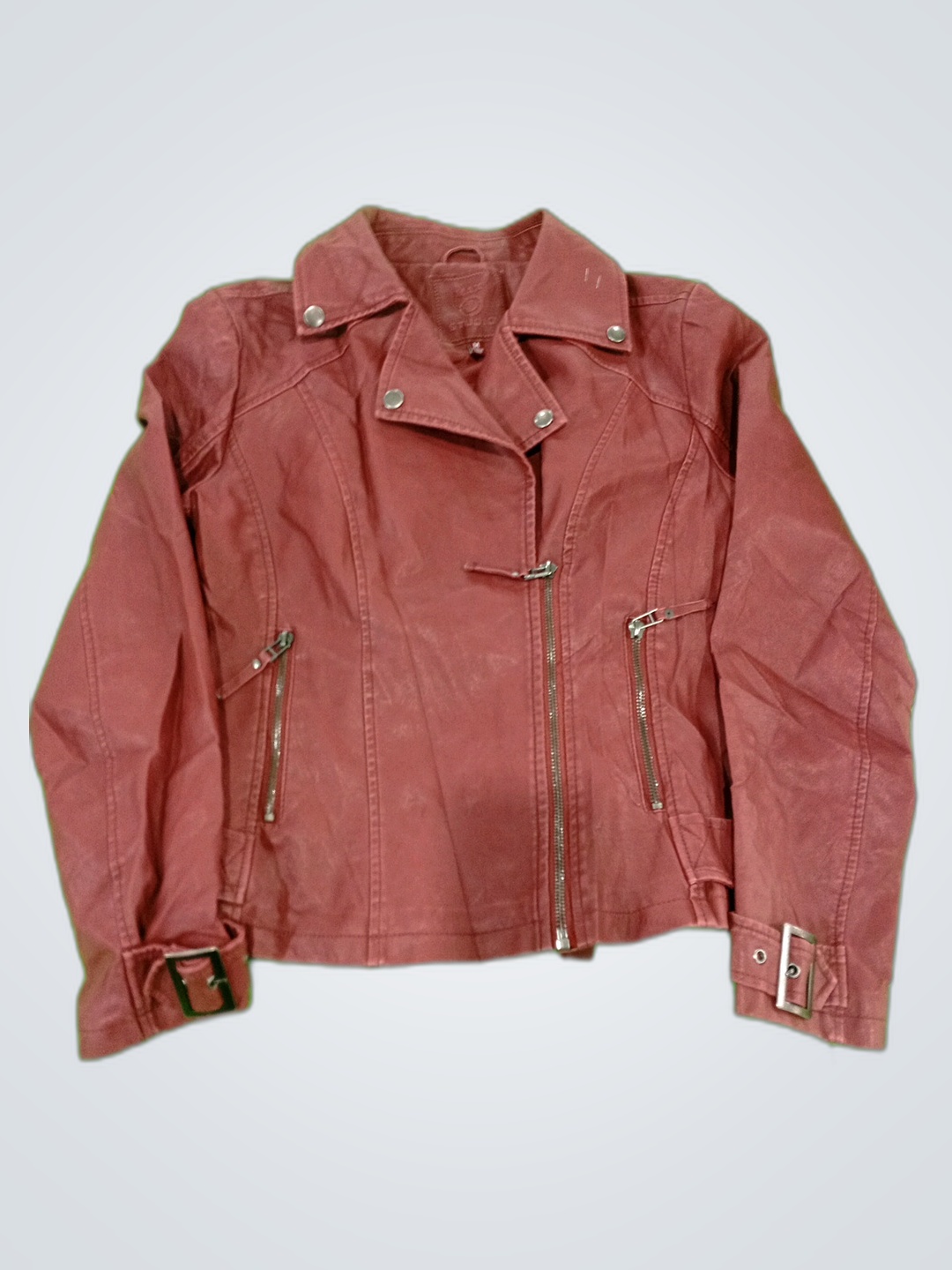 Max Studio Pink Leather Jacket