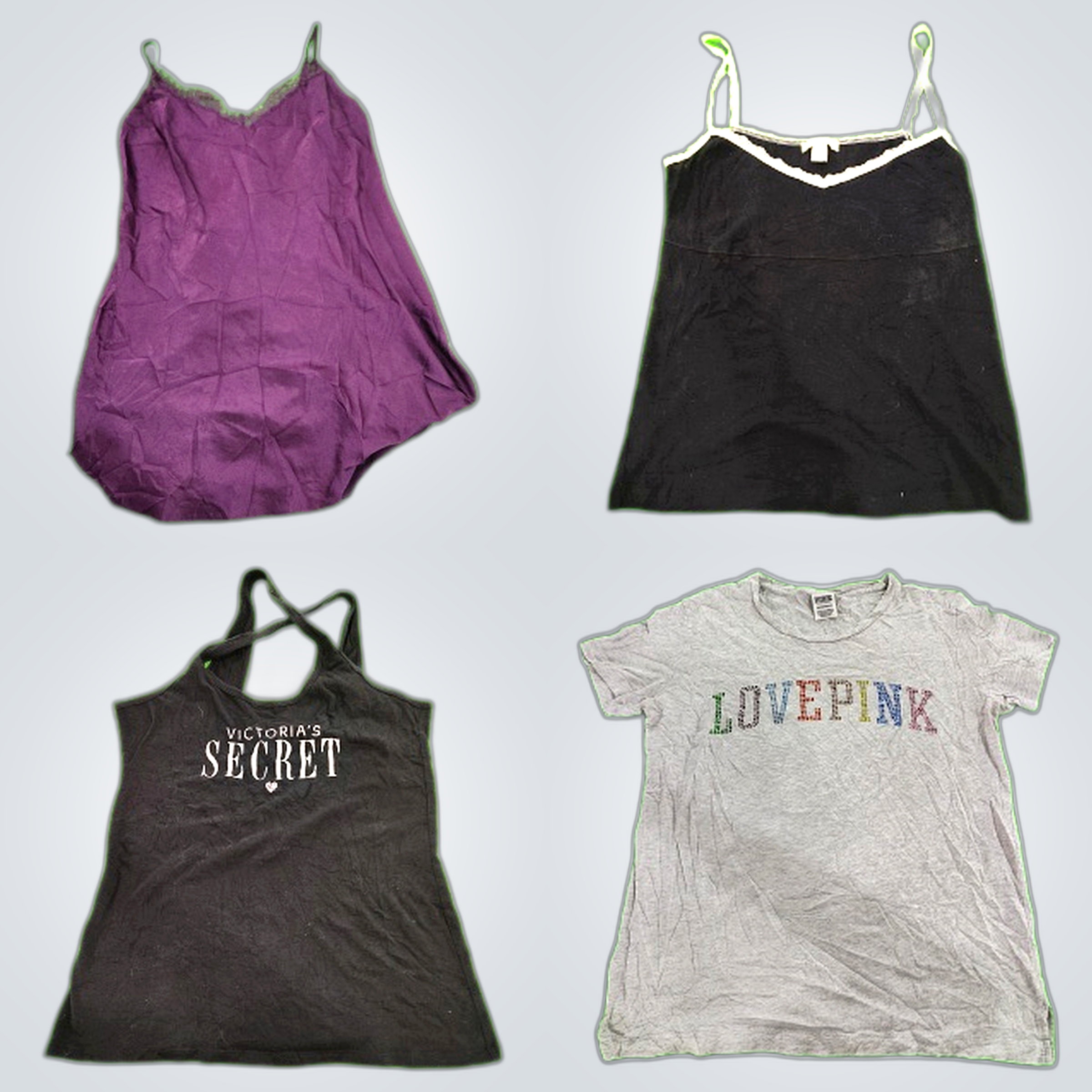 Victoria's Secret Y2K Lace Trim Camisoles