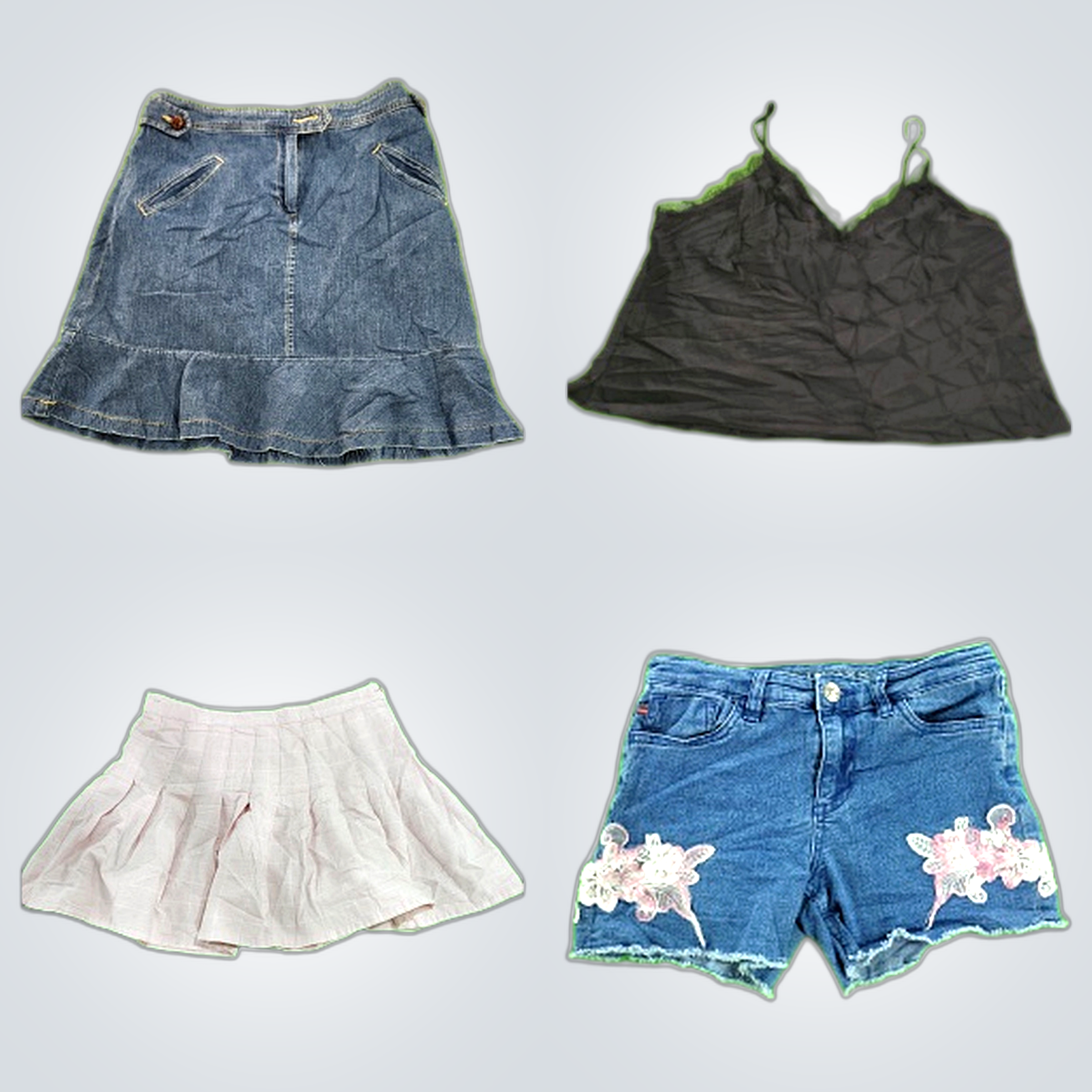 Y2K Fashion Shorts Bundle
