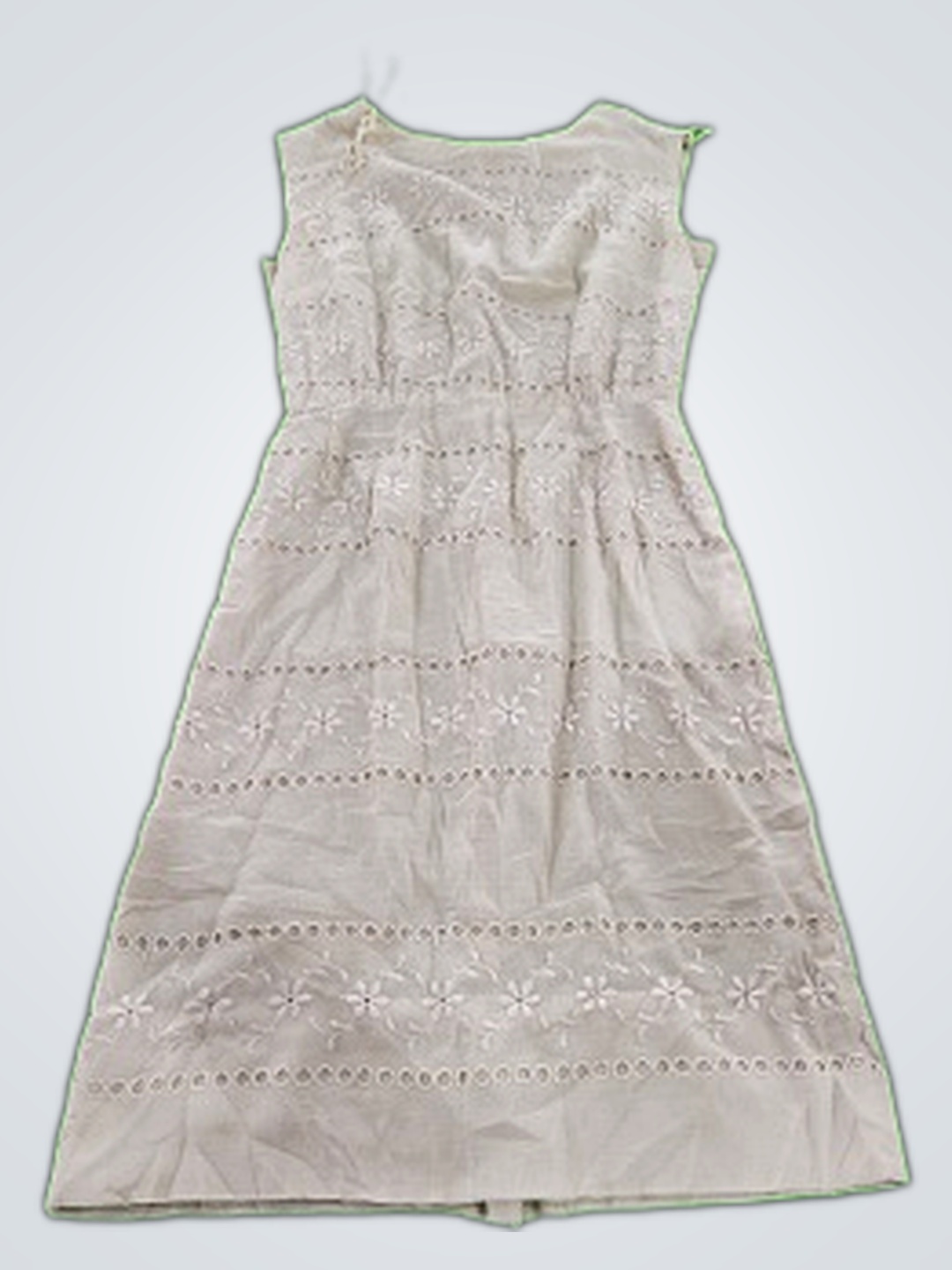 White Embroidered Dress