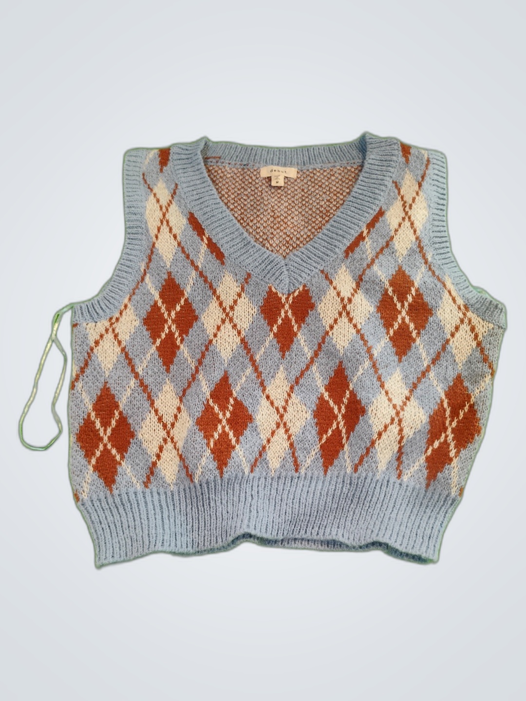 debut Argyle Vest