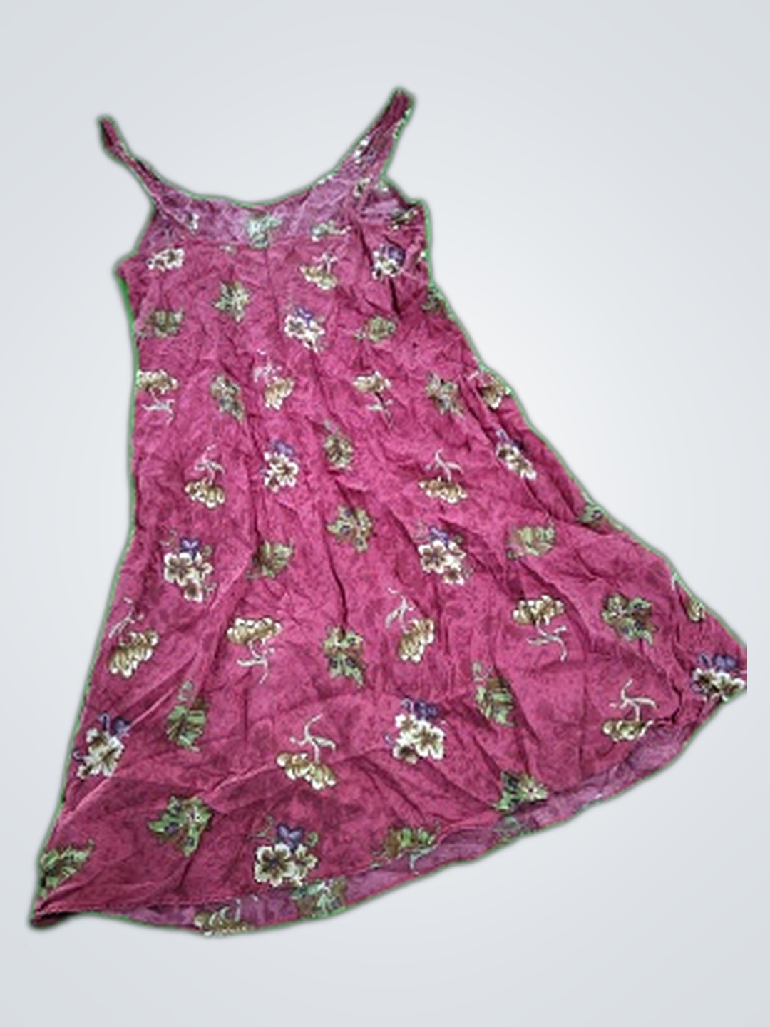 Maxi abito estivo floreale rosa