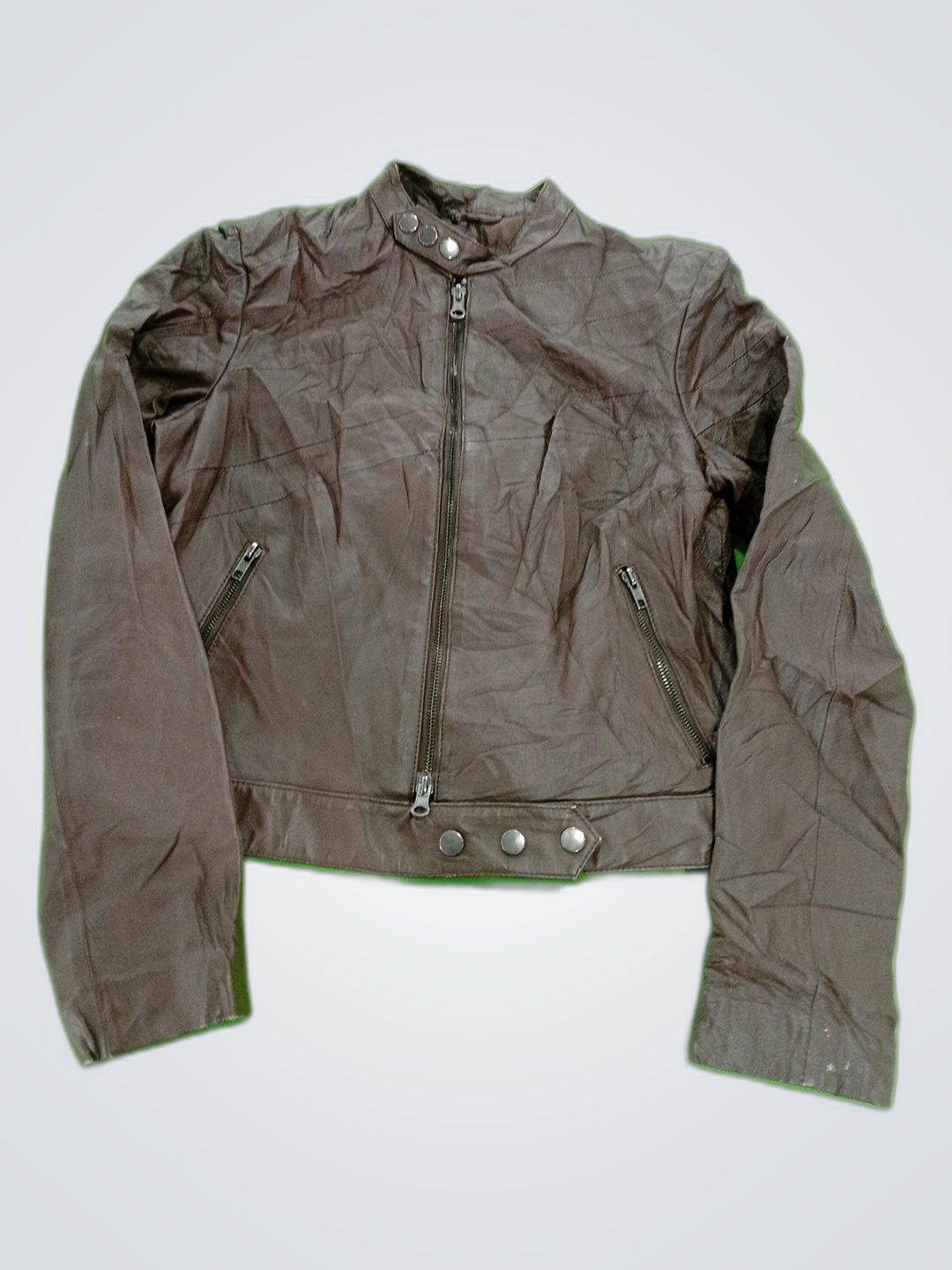 H&M Brown Leather Jacket