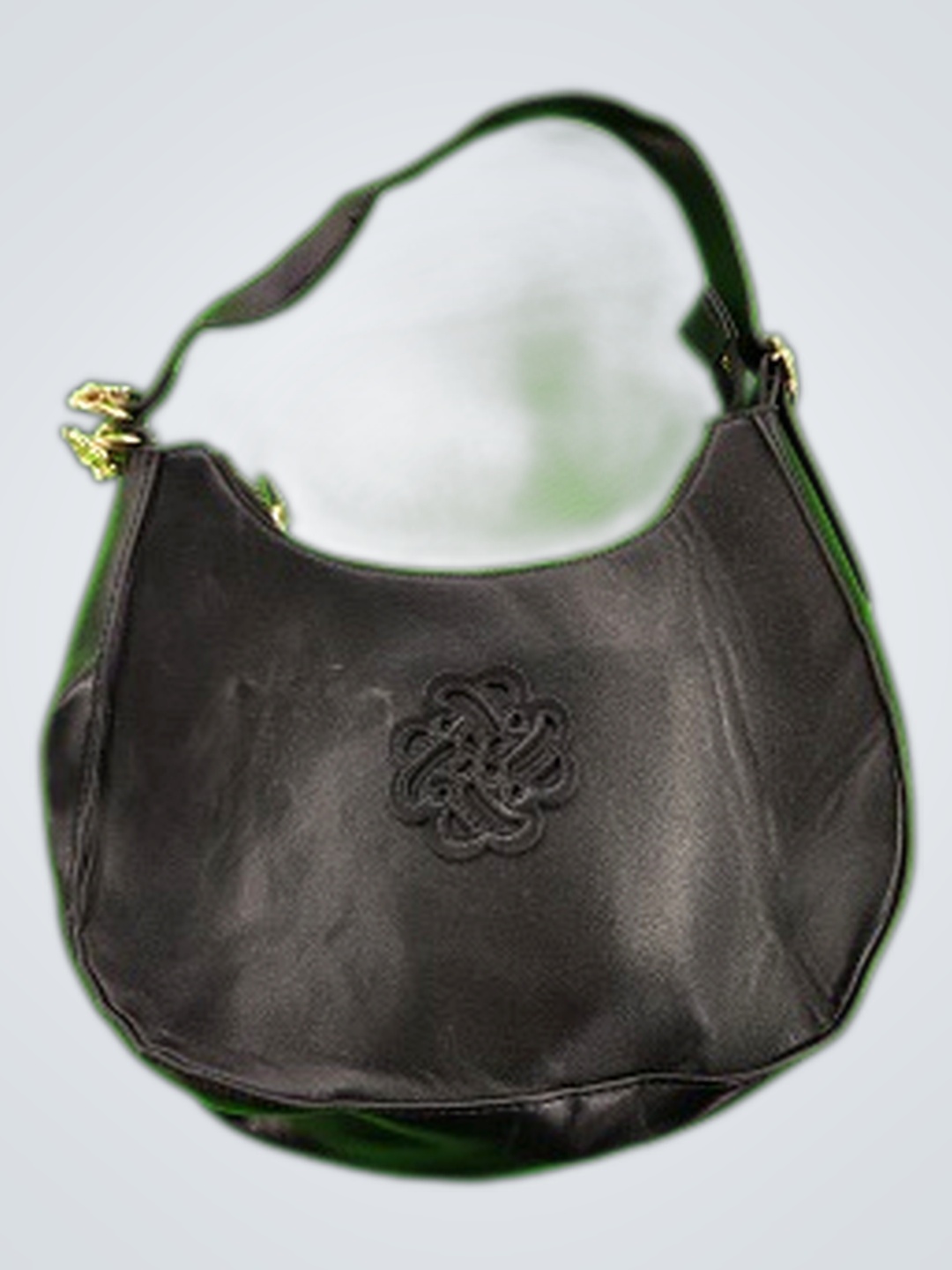 Sam & Libby Black Leather Hobo Bag