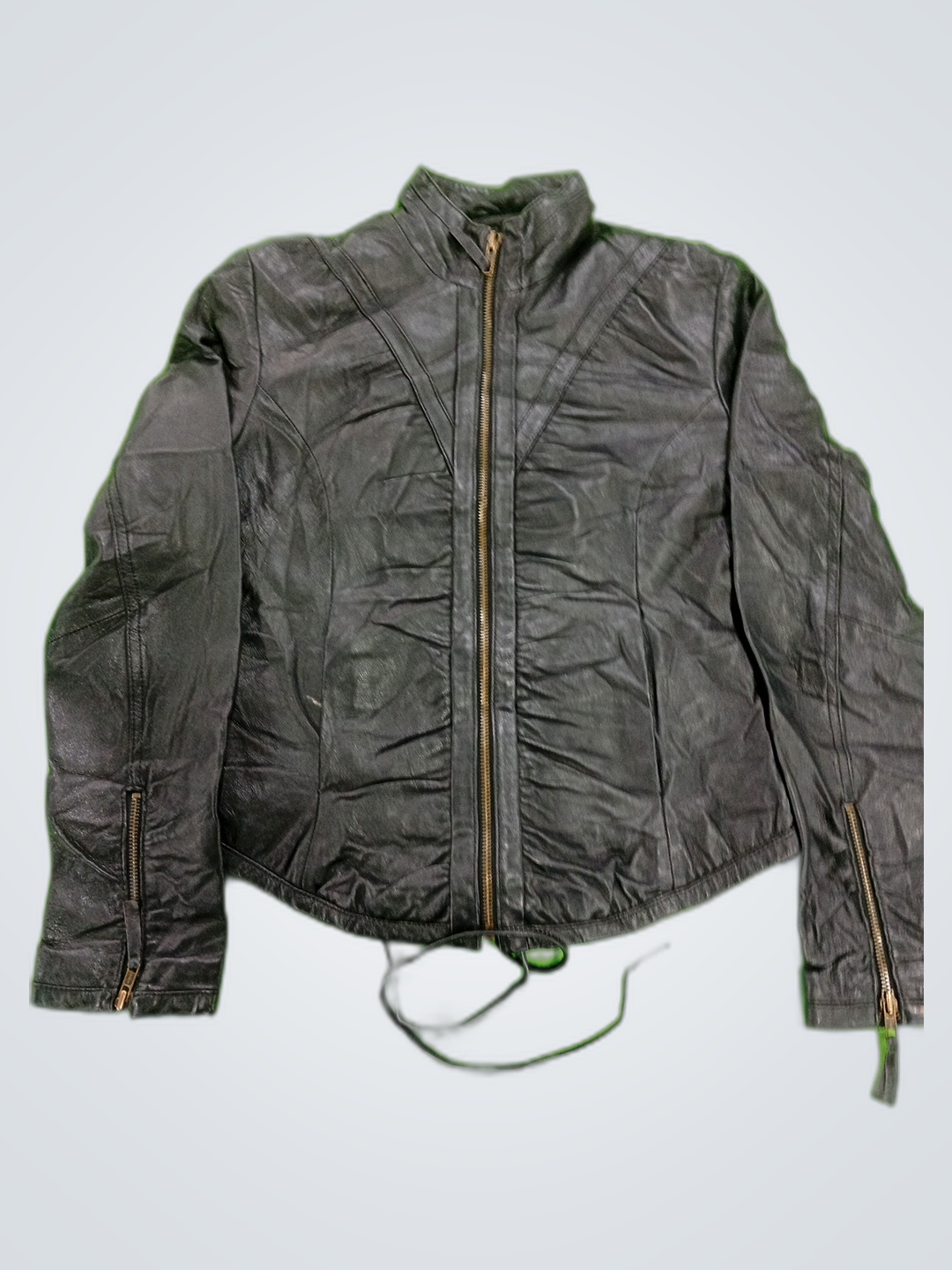 VENUS Black Leather Jacket