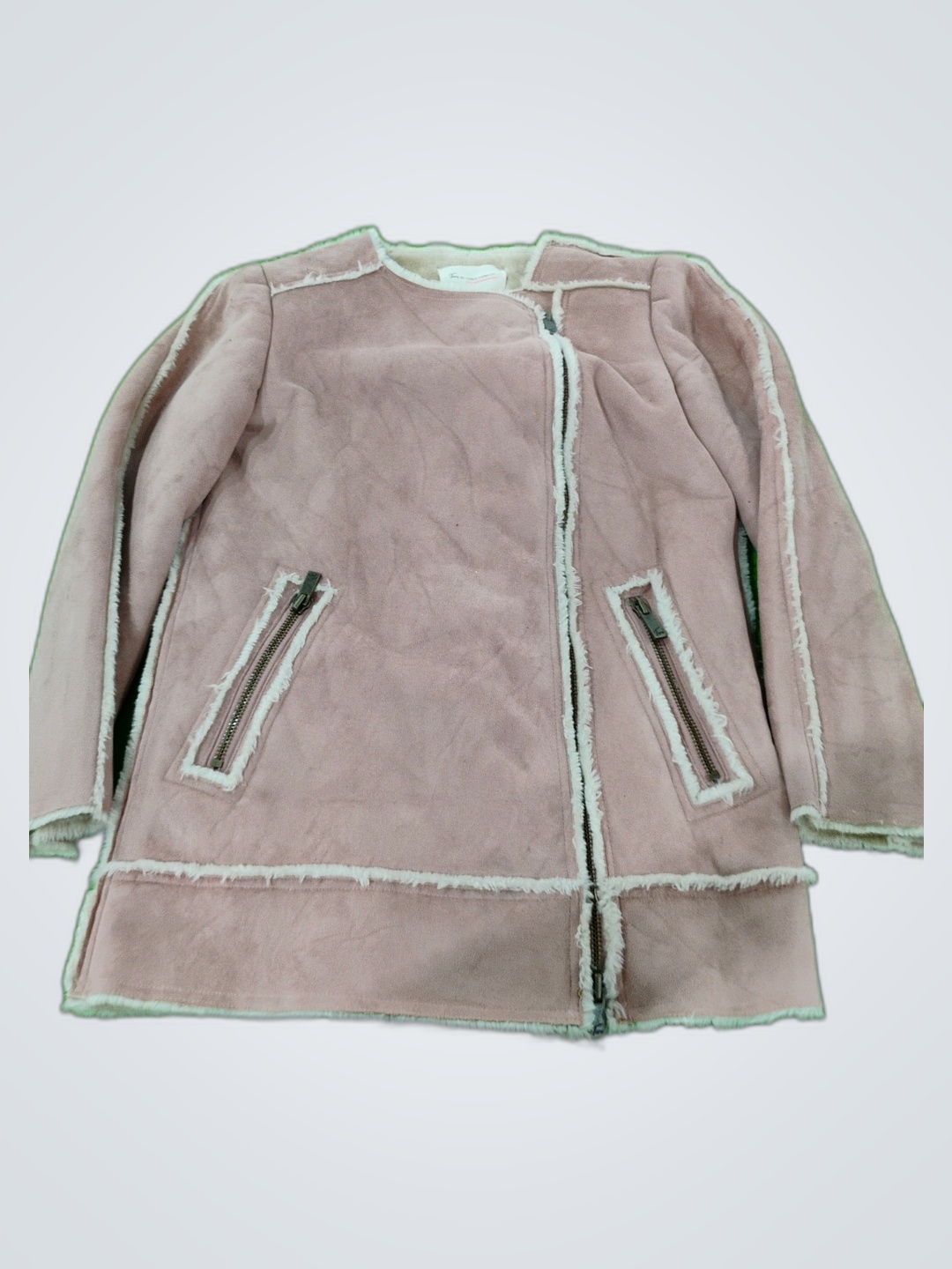 Pink Faux Fur Jacket