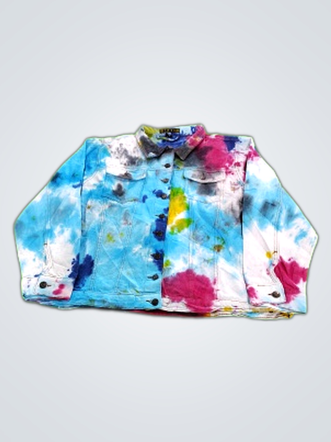 Tie-Dye Denim Jacket